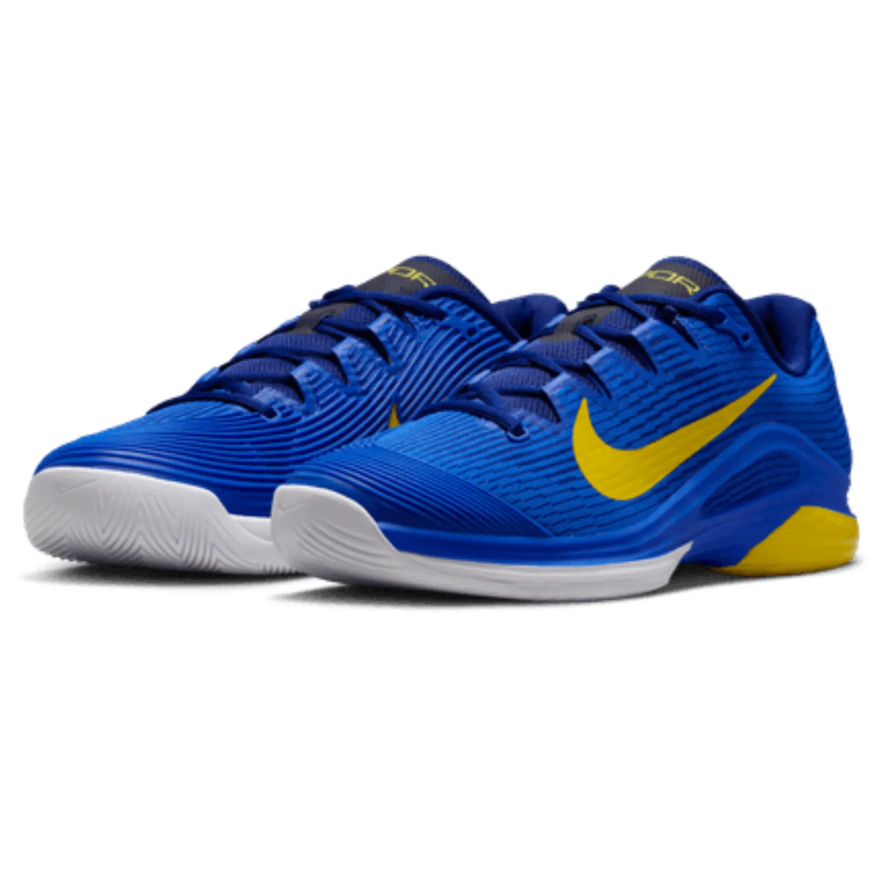 Nike Vapor 12 Mens Hard Court Tennis Shoes - Racer Blue/Lightening Deep Royal Blue Rubber Grip