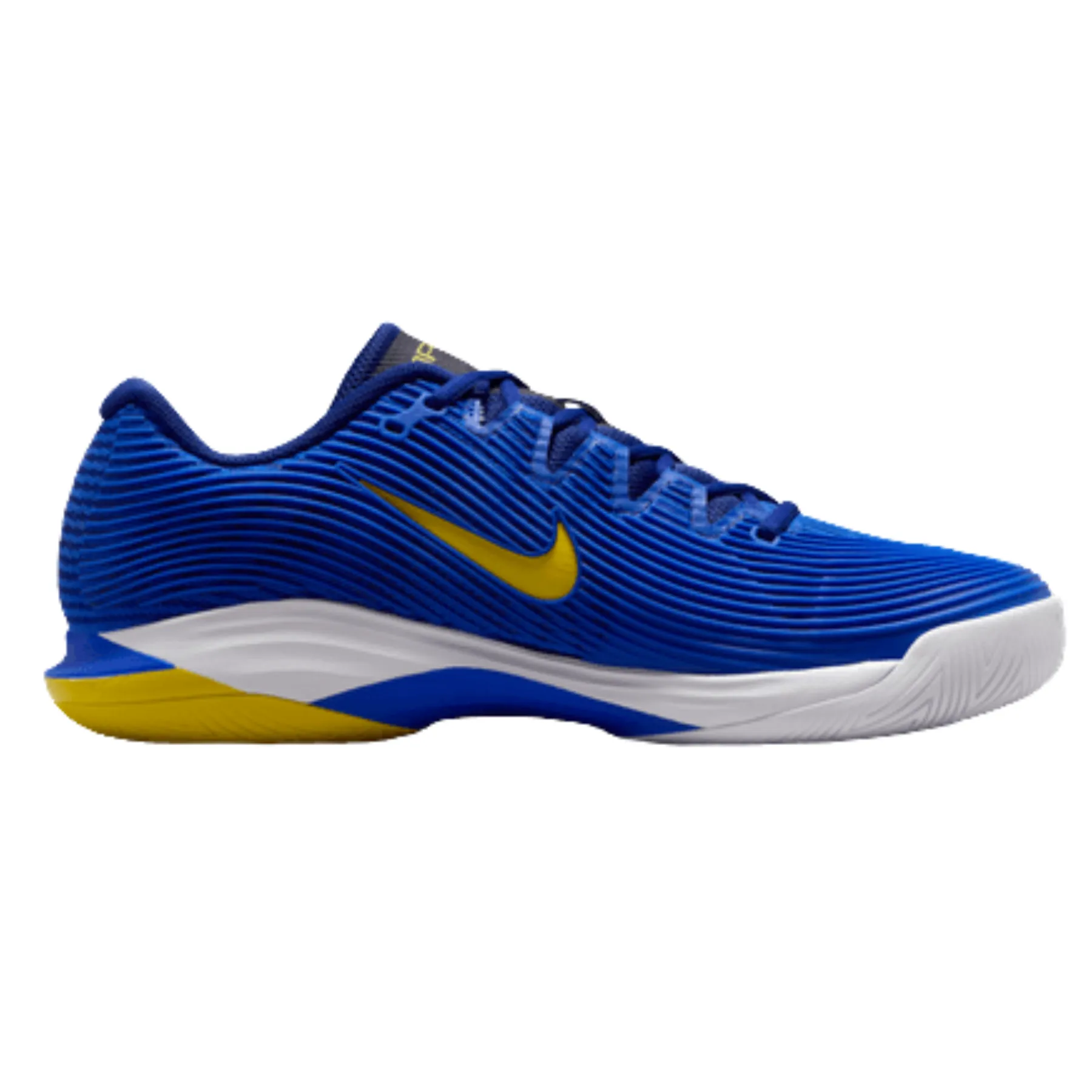 Nike Vapor 12 Mens Hard Court Tennis Shoes - Racer Blue/Lightening Deep Royal Blue Outdoor Walk