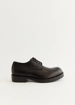 Responsive ride Leather Derby Shoes neutral support Layered Design