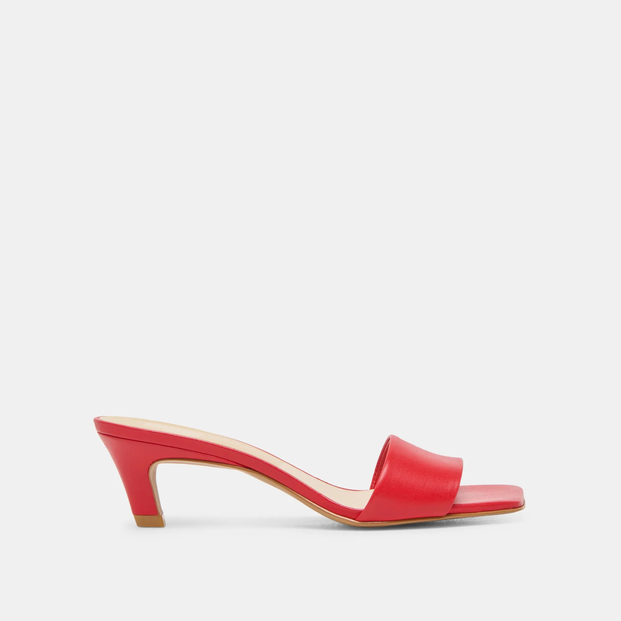 REXA HEELS CHILI LEATHER Pink High Heels