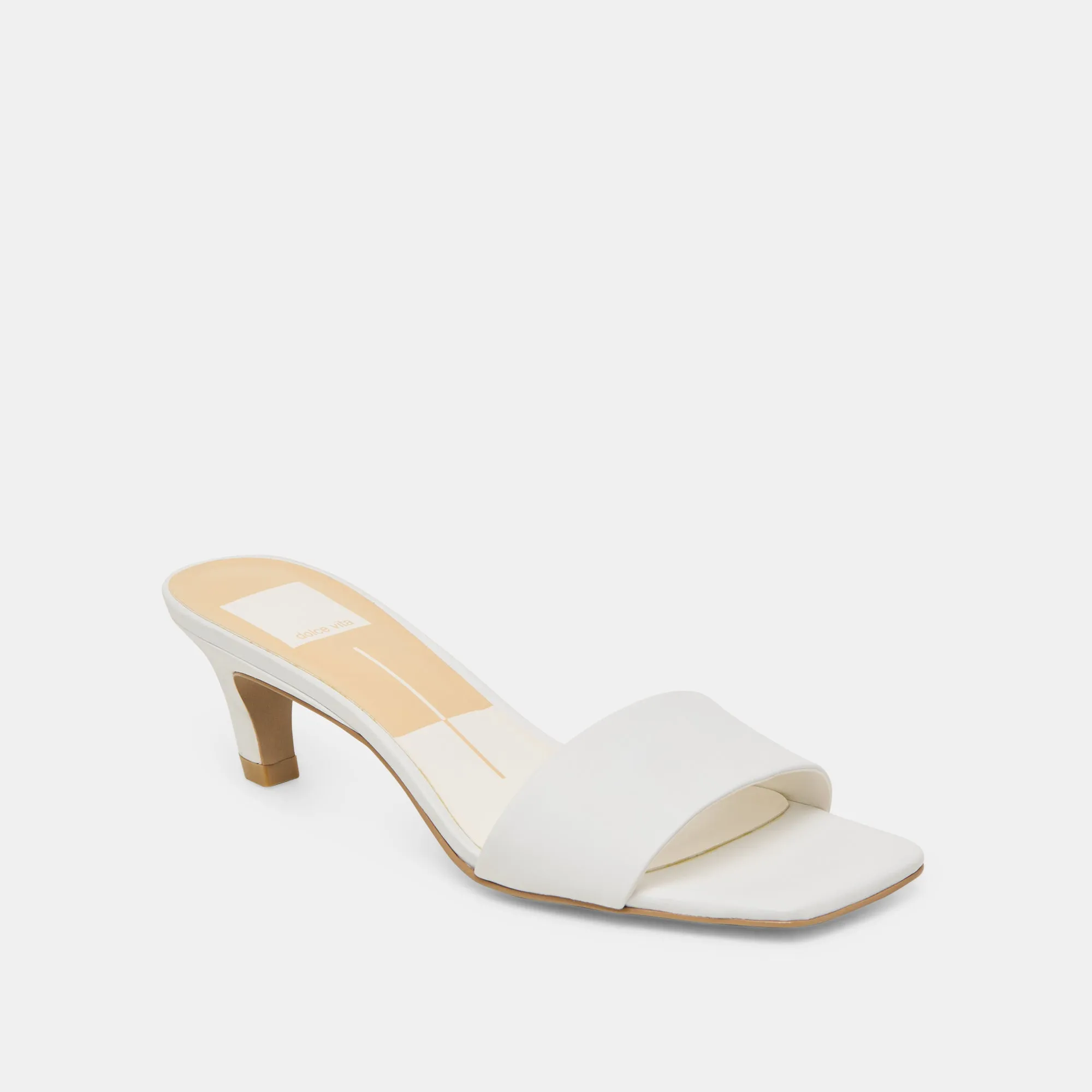 REXA HEELS TRUE WHITE LEATHER Soft Material