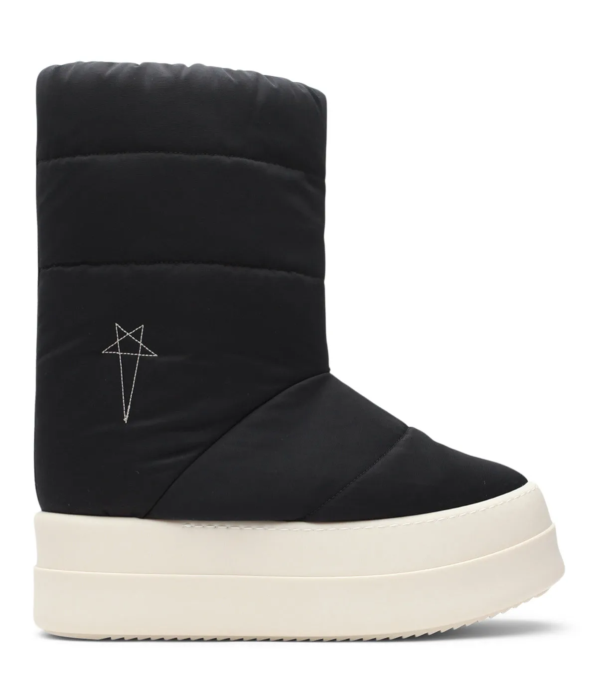 Signature grip Rick Owens DRKSHDW Stivali Imbottiti Mega Bumper Lunar Black