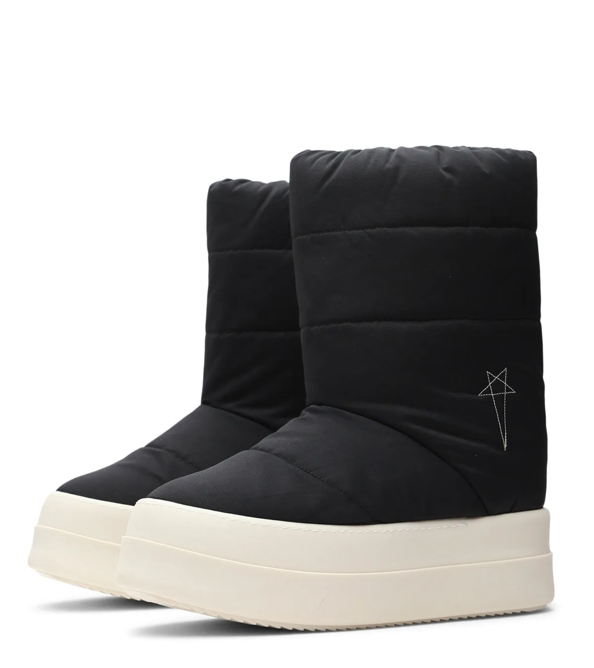 Running essentials Rick Owens DRKSHDW Stivali Imbottiti Mega Bumper Lunar Black