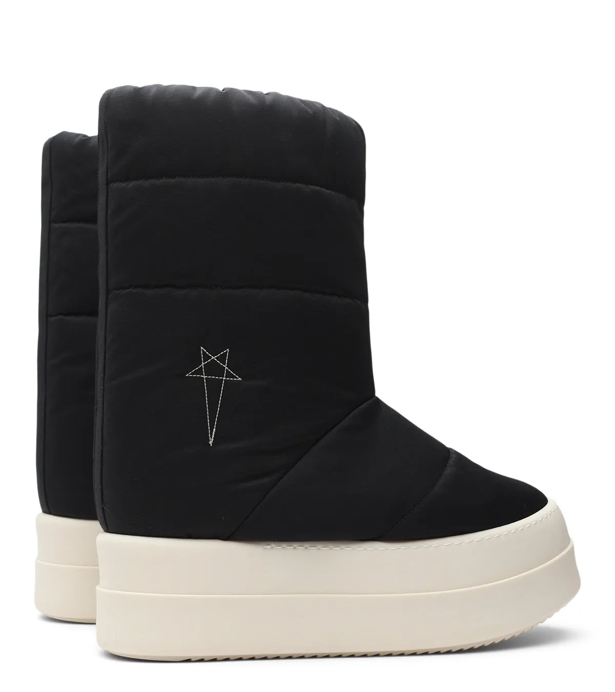 slip - on Fashionable Look Rick Owens DRKSHDW Stivali Imbottiti Mega Bumper Lunar Black