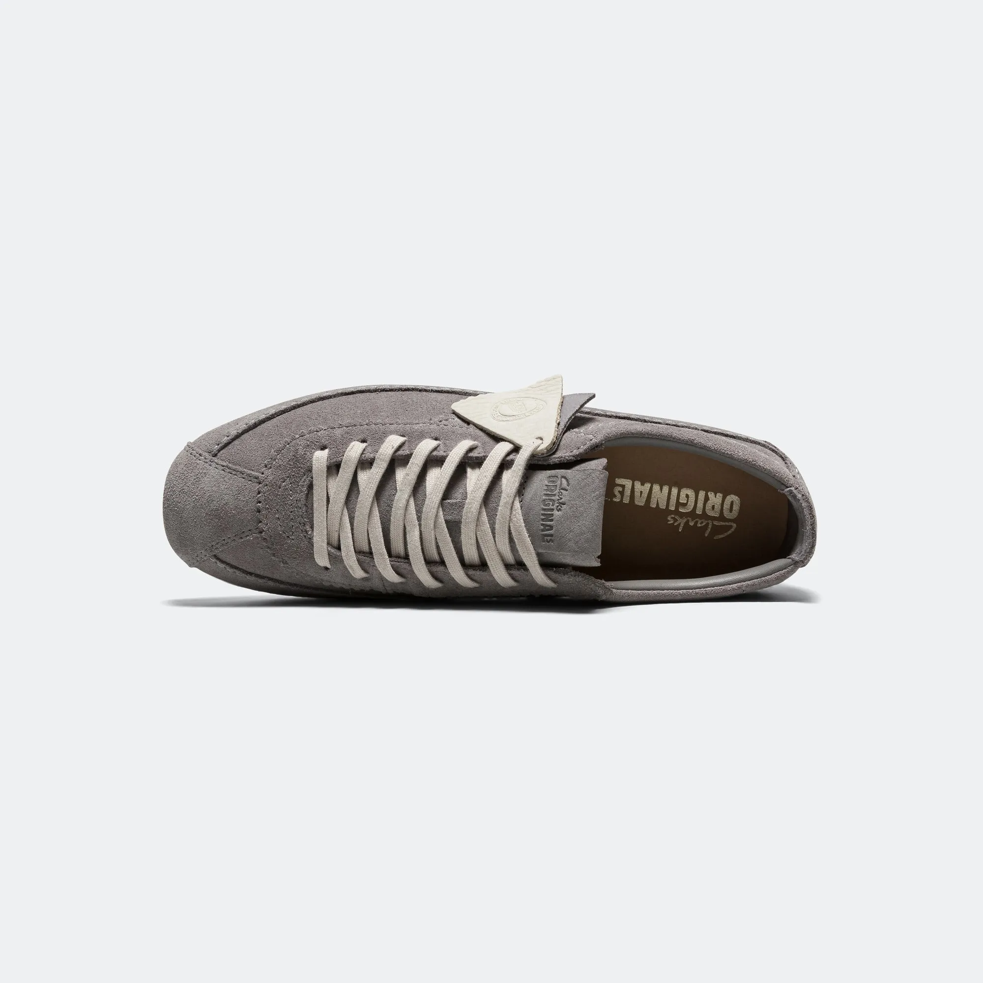 Wallabee Tor - Steel Grey Suede Smooth Form Tensile Weave Upper