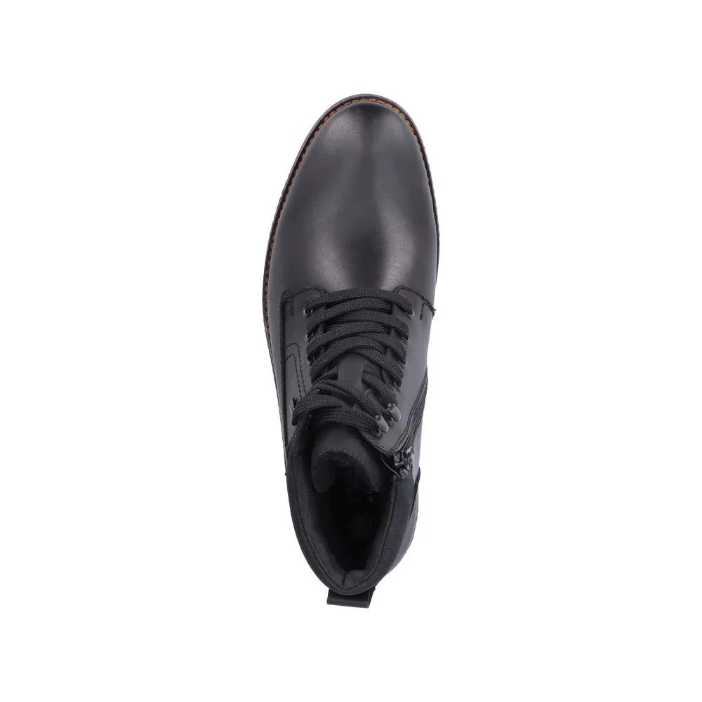 Rieker F4544-00 Boot - Black Cushioned Base