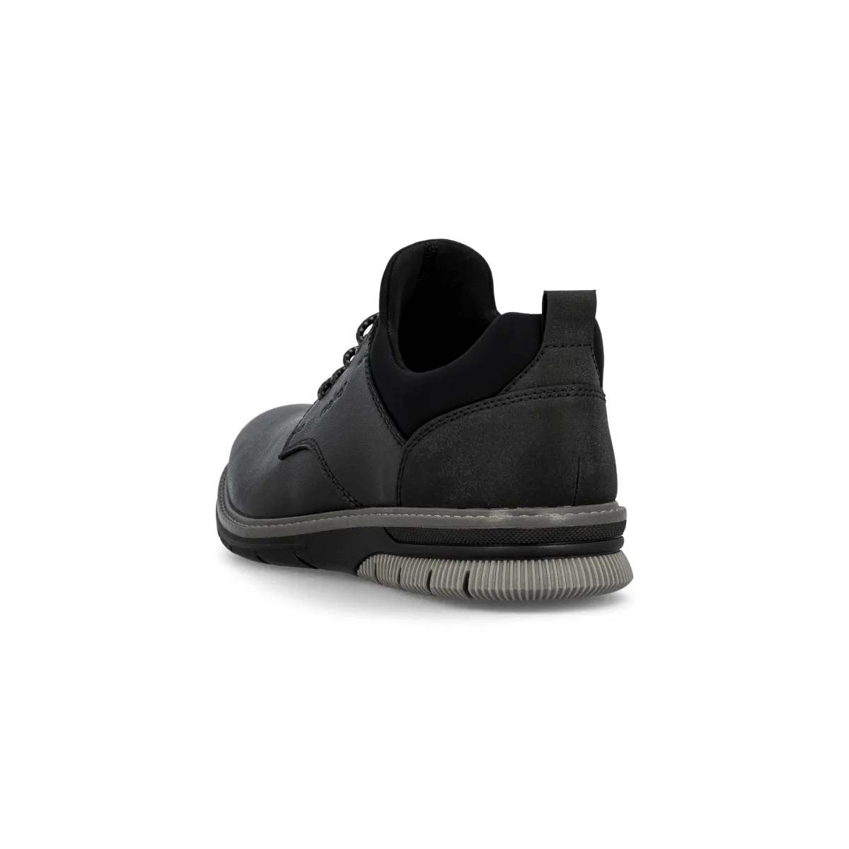 Rieker Men's 14454-01 Black/Black Leather Versatile Comfort Shoes