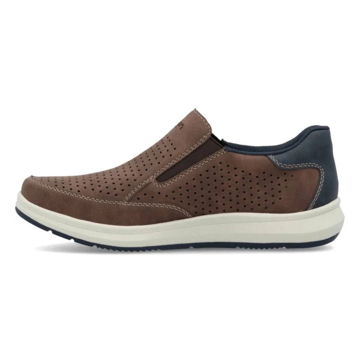 Rieker Men's 16952-24 Reinhard Tan/Midnight Gentle Step
