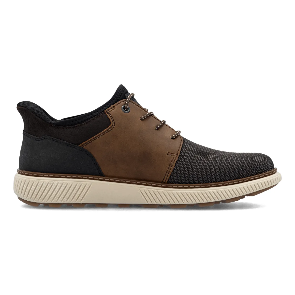 Drop Hike Rieker Men's B3357-25 Black/Brown Nubuck