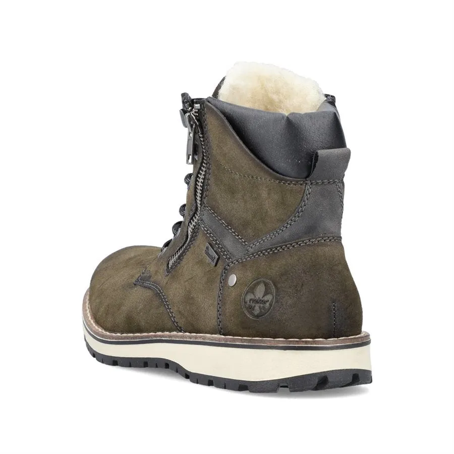 Quick Comfort Breathable Upper Rieker Winter Boots - 38425-54