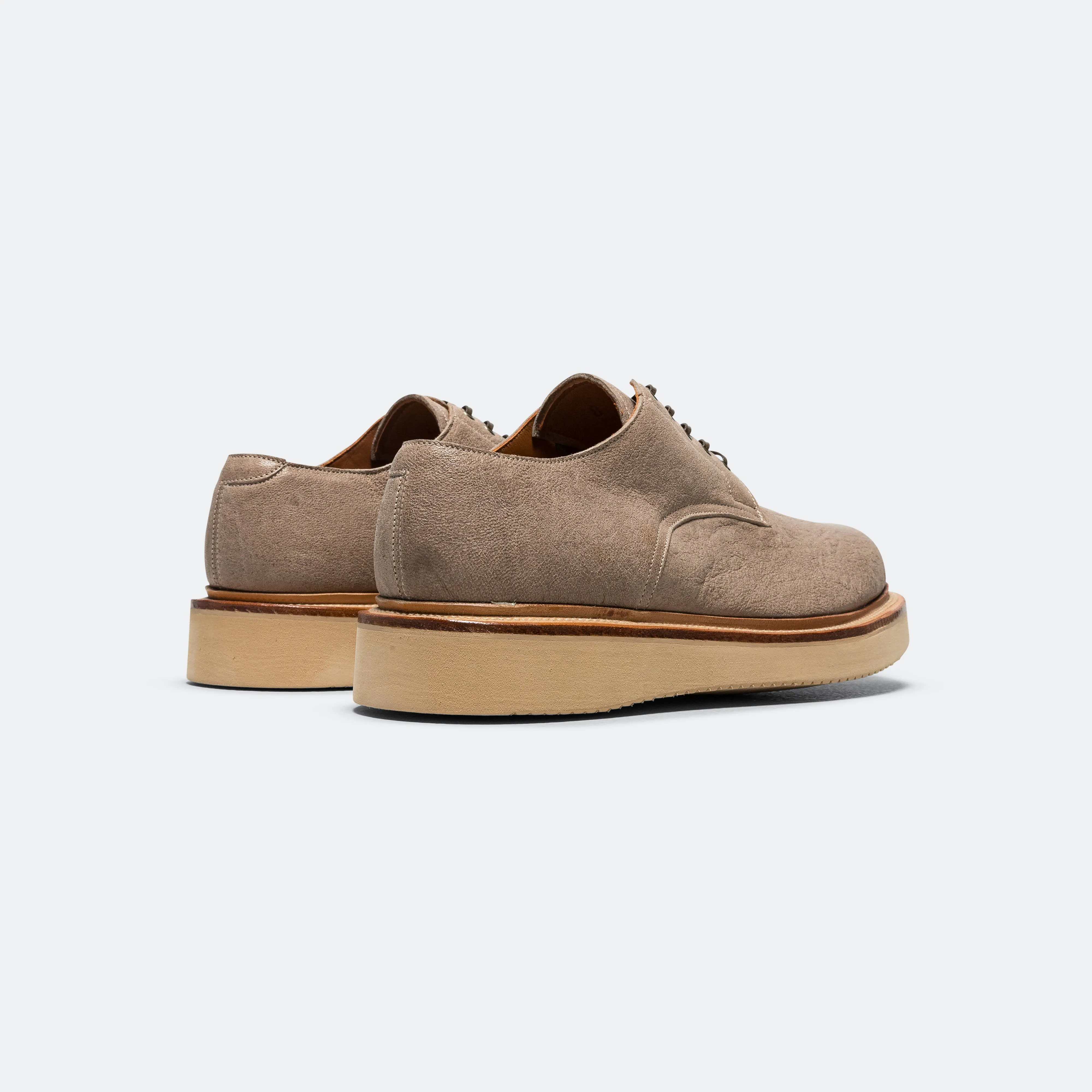 Rockland Blucher by UP THERE - Washed Ram Grey Sneaker Quality