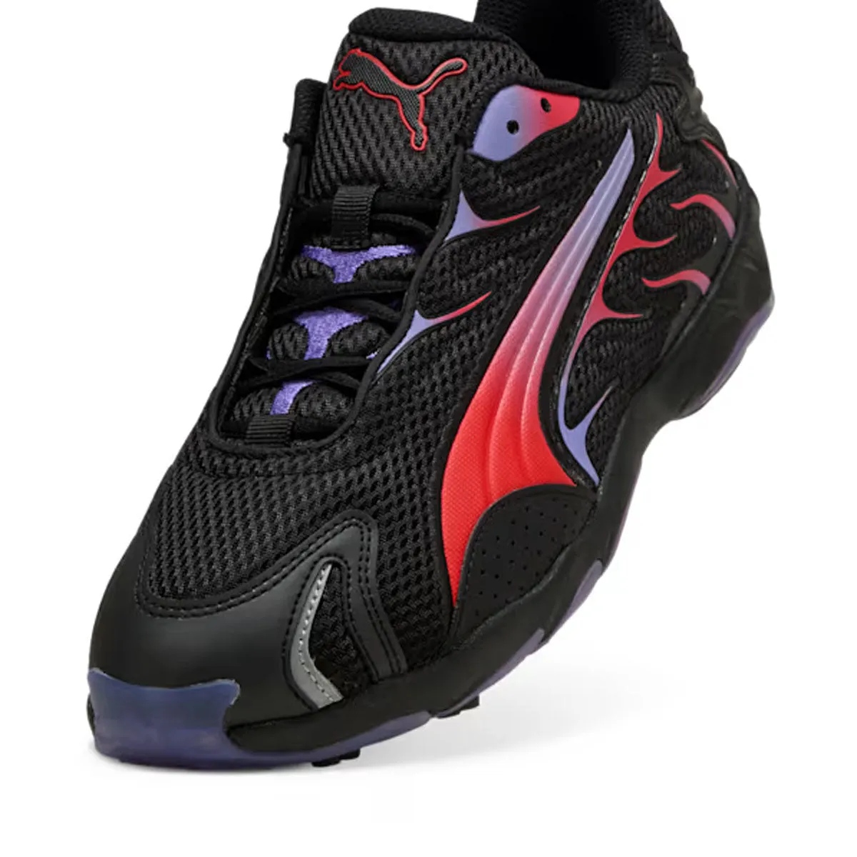 Inhale 'Puma Black Red' Pu Upper