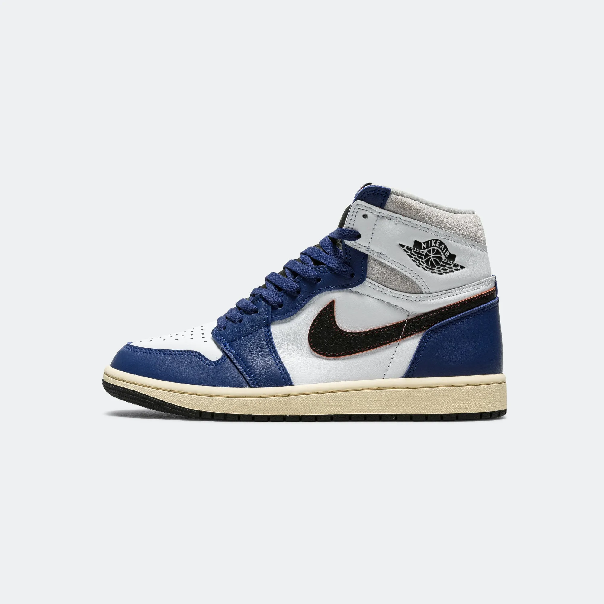 Air Jordan 1 High OG RMSTD - White/Black-Neutral Grey Adaptive Fit Lacing Compression Molded Sole