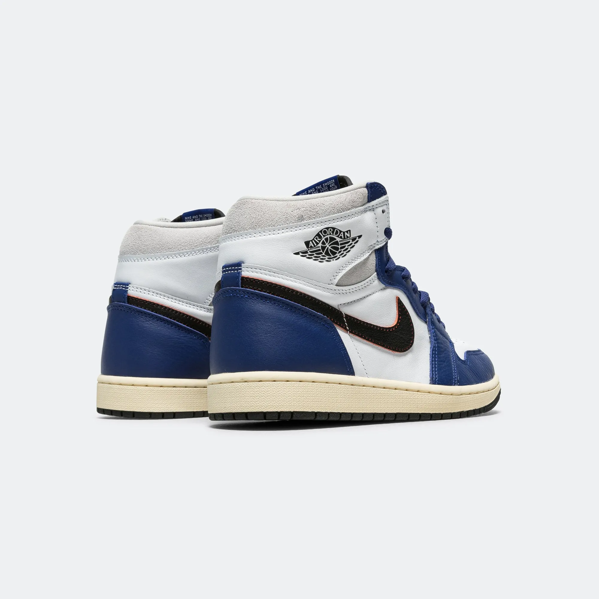 Day Ready Versatile Sole Air Jordan 1 High OG RMSTD - White/Black-Neutral Grey