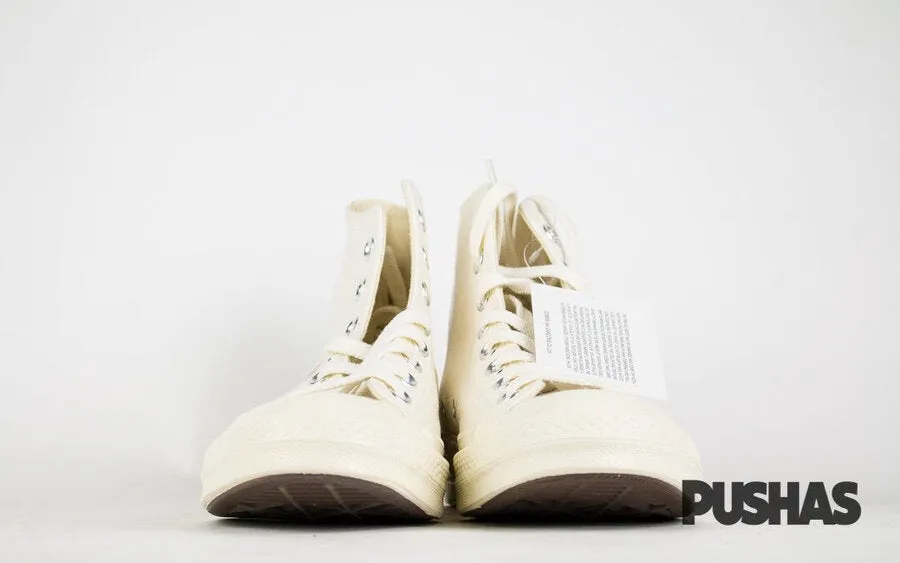 Comme des Garcons Play x Chuck Taylors High Top - Milk (2019) Daily Riding Quick Fit Support