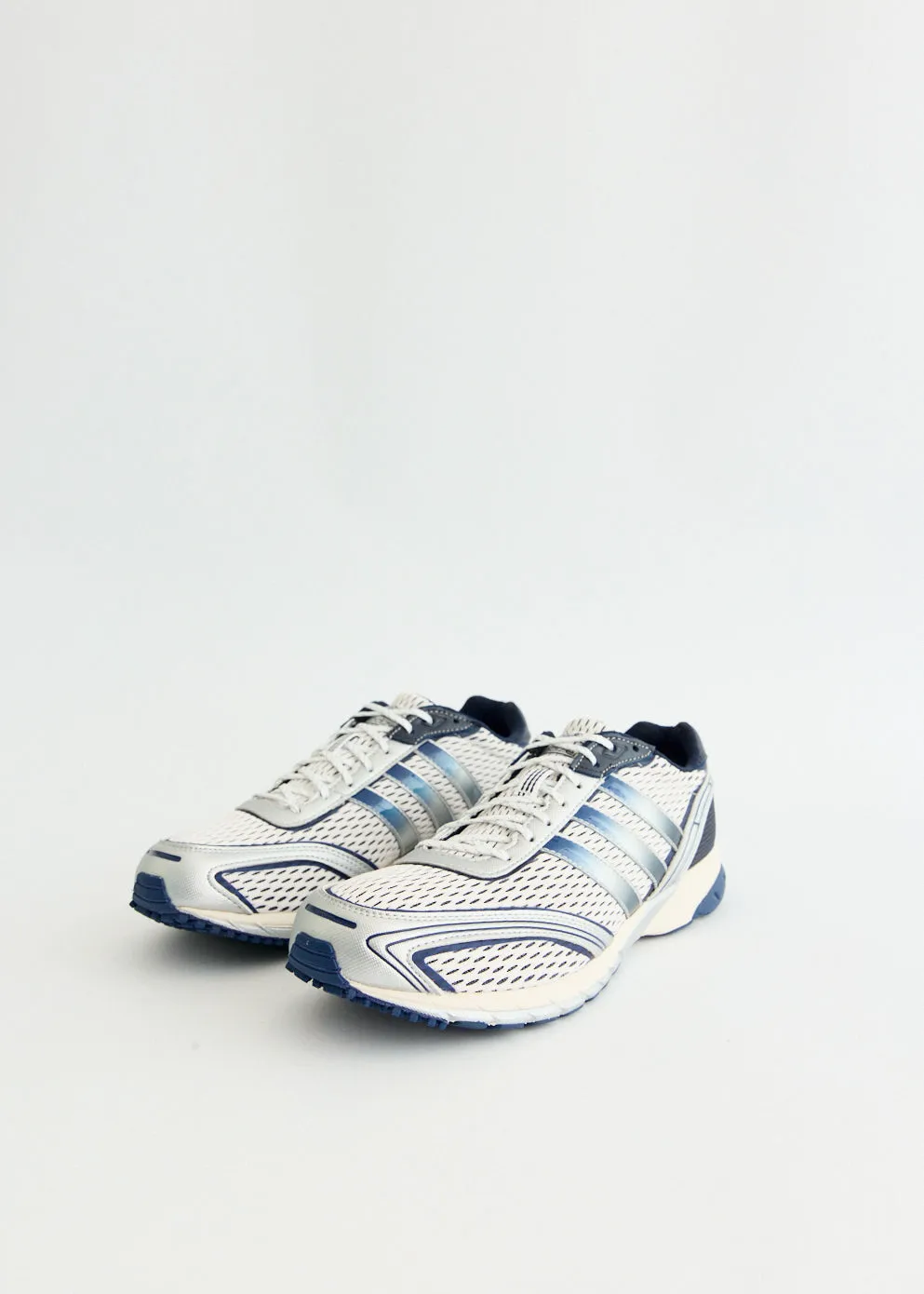 Flat footbed x Sporty & Rich Adizero Adios 'Navy' Sneakers