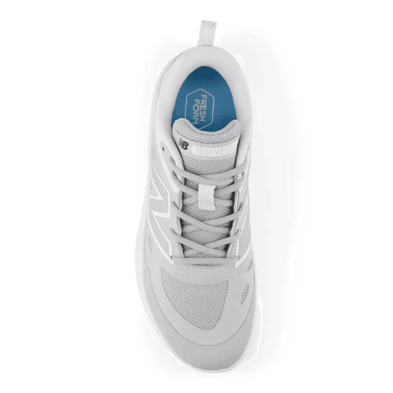 New Balance Women's Fresh Foam x Velo v4 Turf-Trainer Softball Shoes - Grey STVELOG4 Luxury Edge