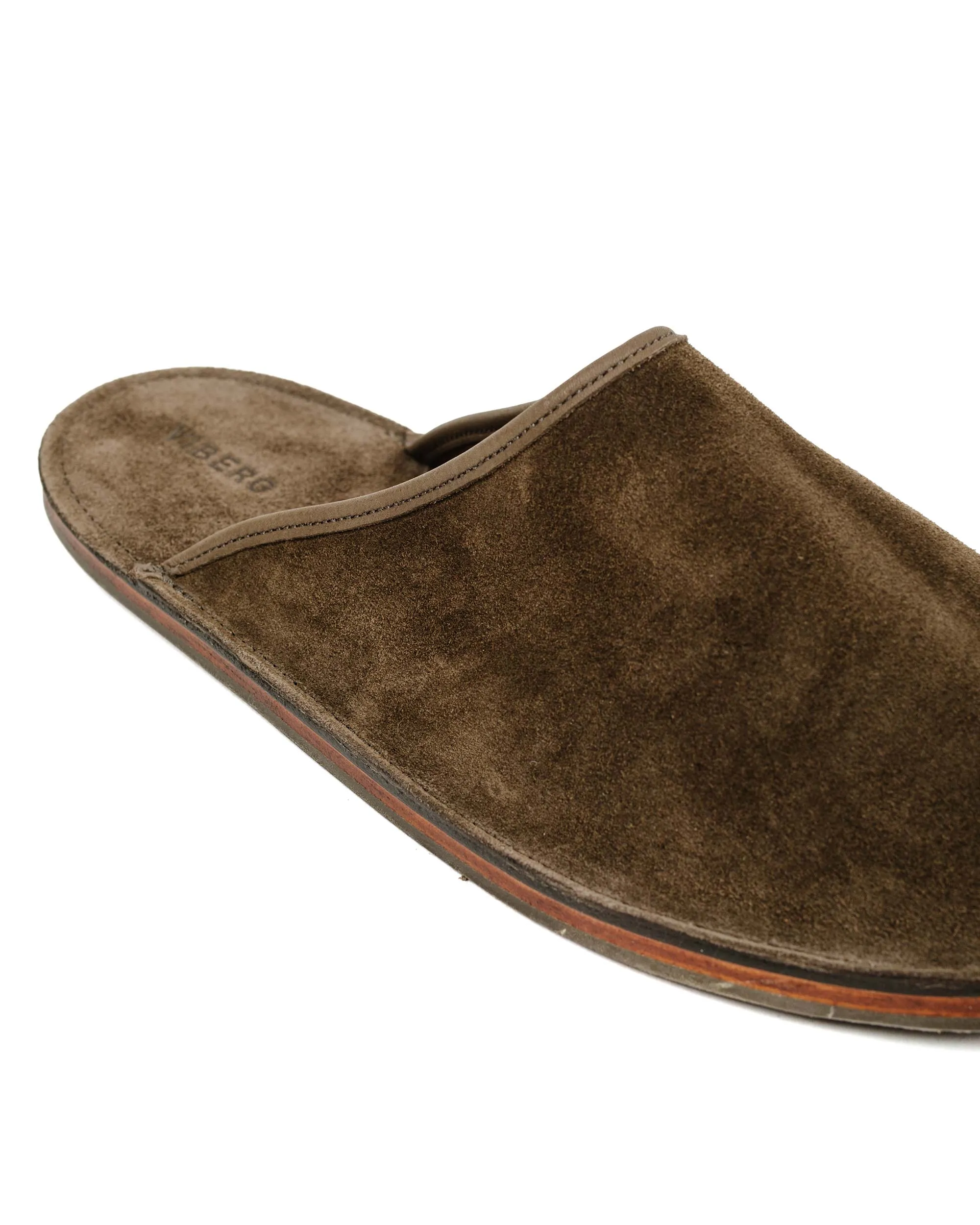 Bounce Back Stretchable Viberg Slide Thyme Janus Calf Suede