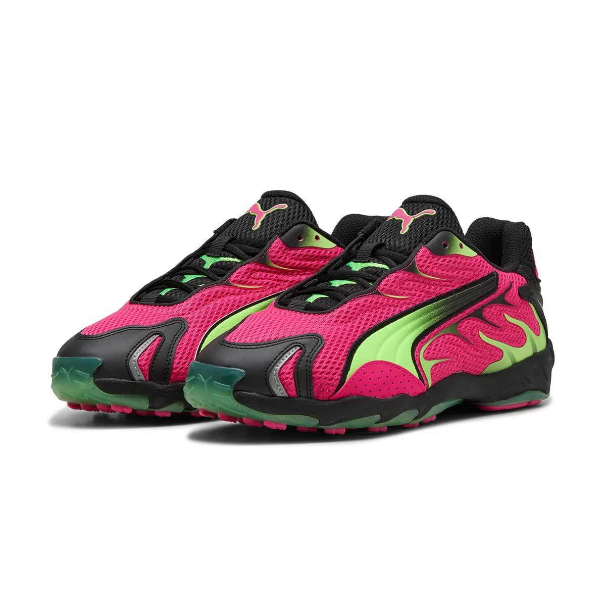 Inhale 'Fluro Pink Pes Green Glare' Outfit Neutral Active Day