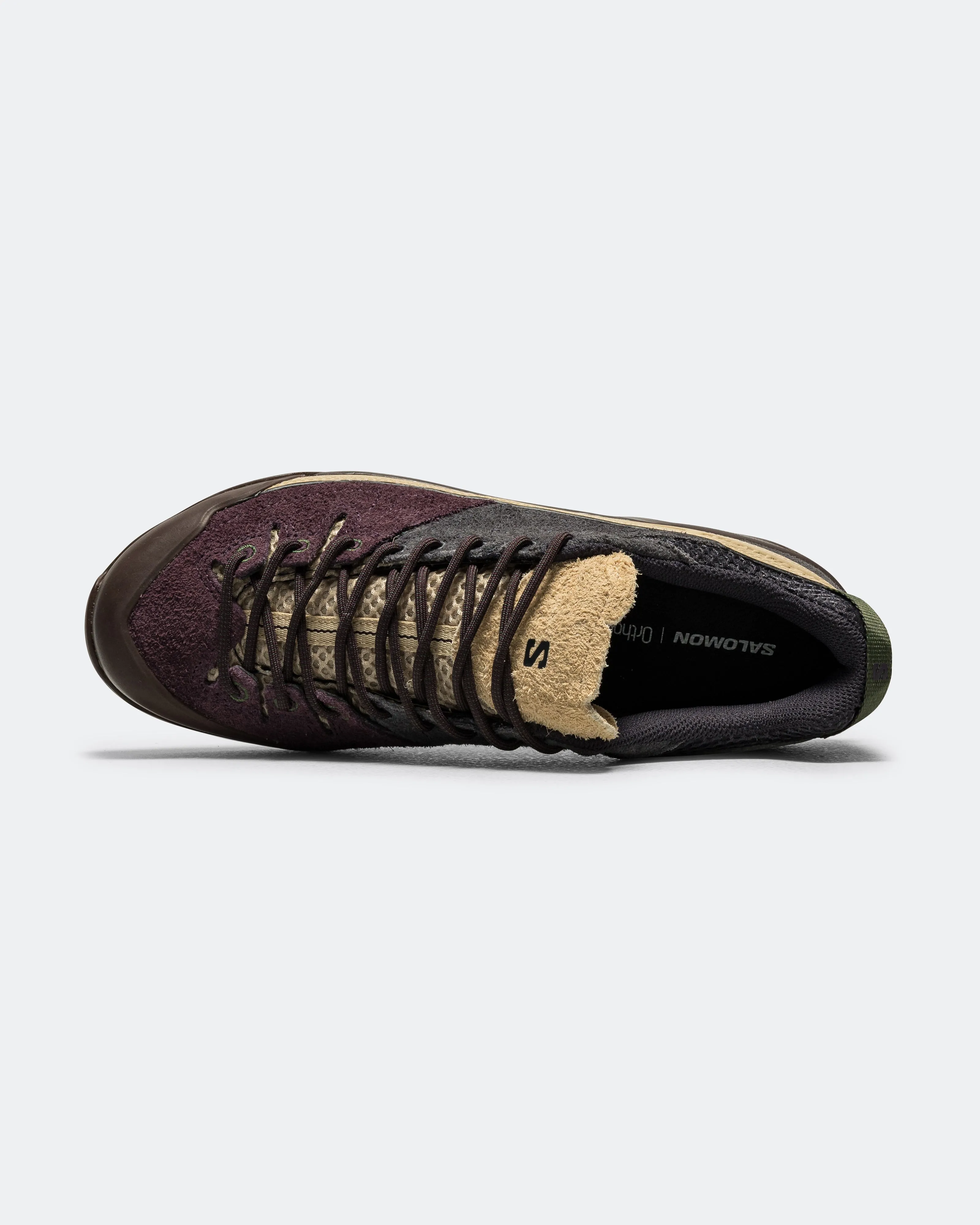 X-ALP Suede - Plum Perfect/Nine Iron-Safari Leather Sneaker Discounts