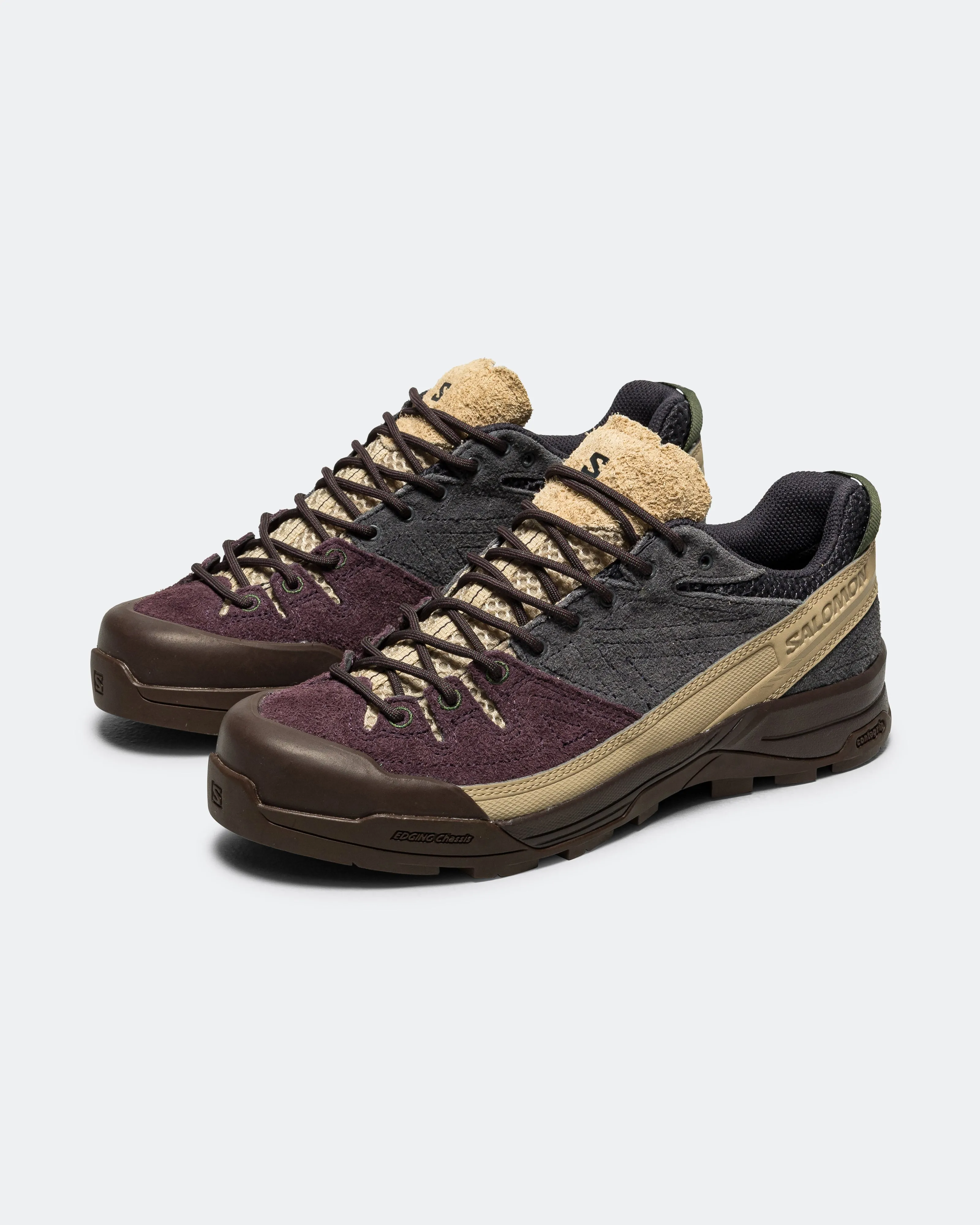 Torsion Control Plate MeshUpper X-ALP Suede - Plum Perfect/Nine Iron-Safari