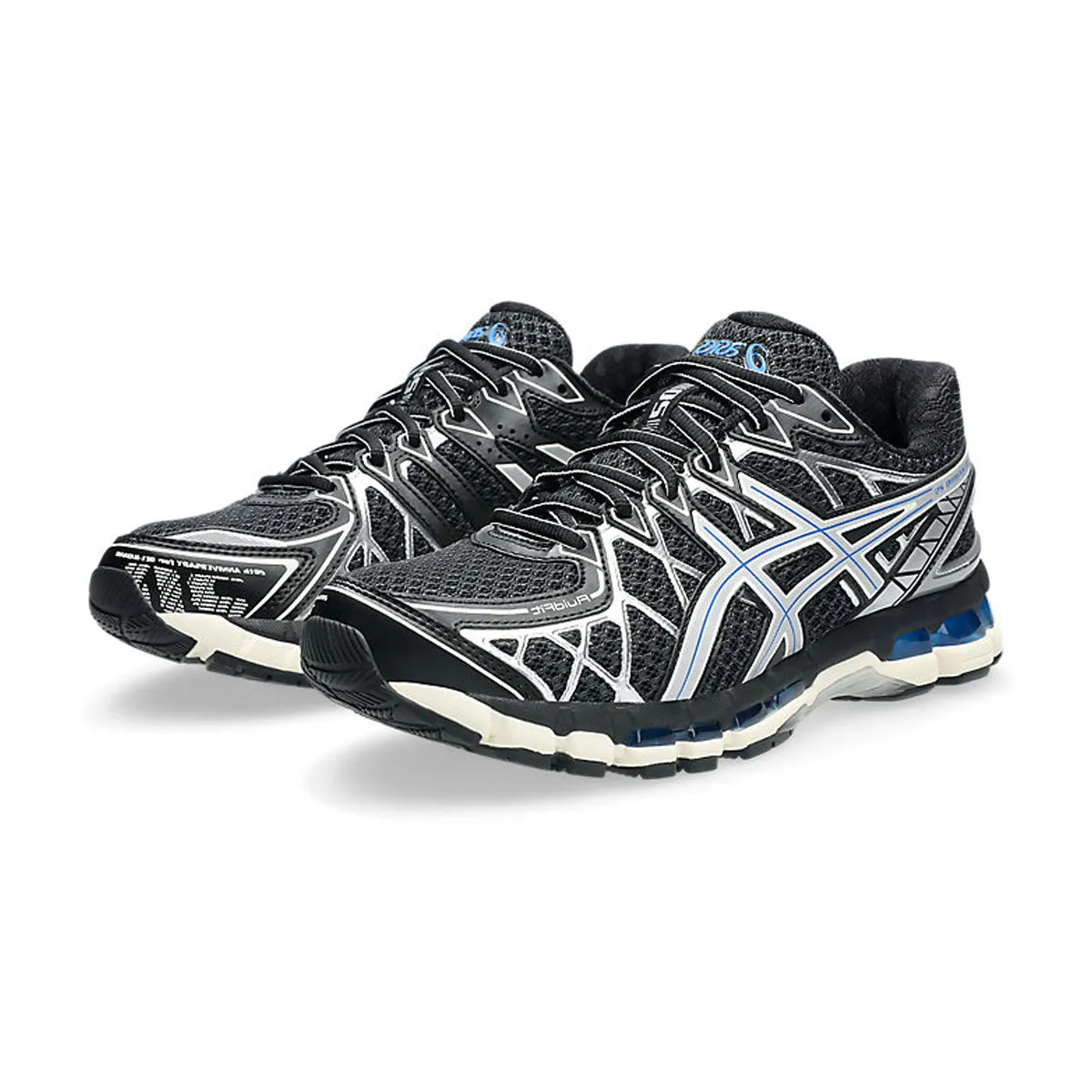 GEL-Kayano 20 'Black Pure Silver' Energy Run Elastic Goring System