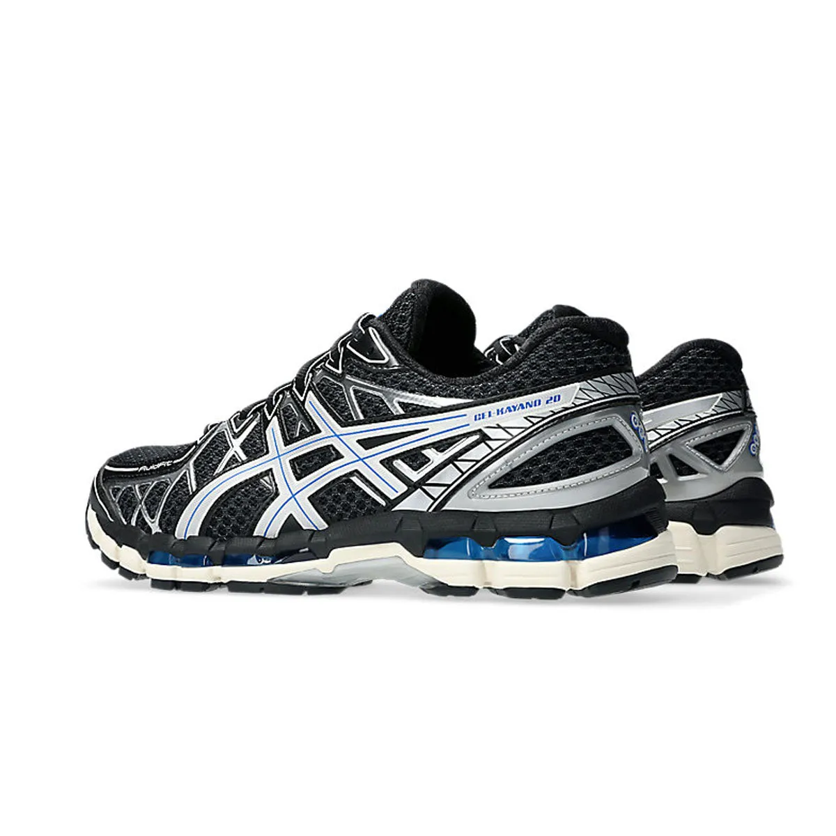 GEL-Kayano 20 'Black Pure Silver' Durable Outsole Rubber Abrasion Resistant Toe