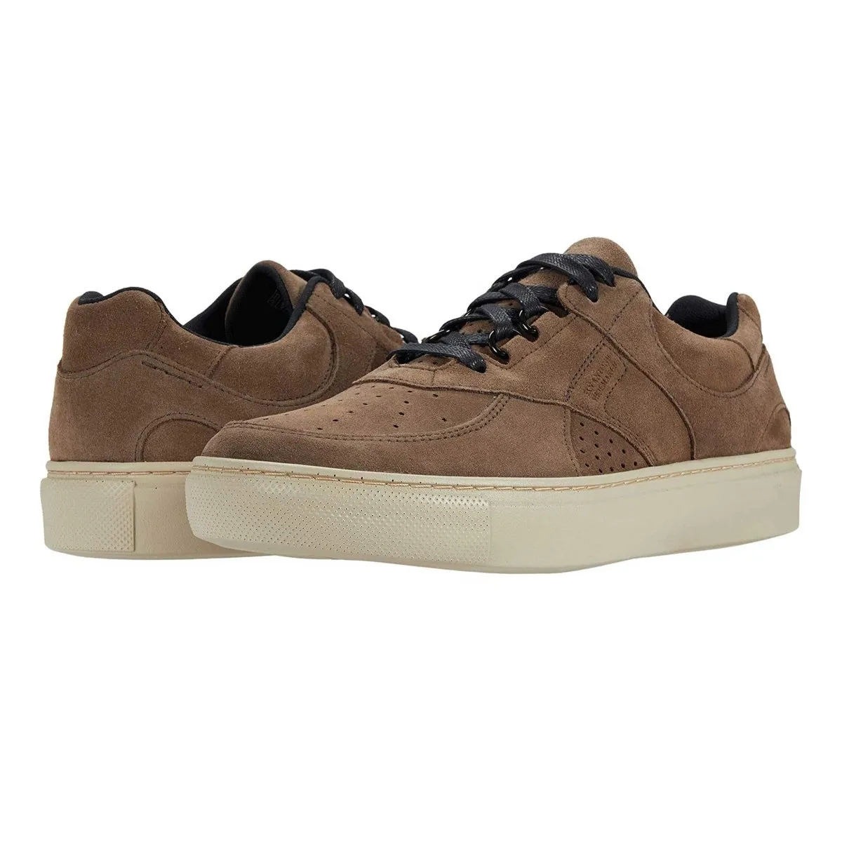 S A S Men's High Street Almond Suede Forest Jog Sunrise Path