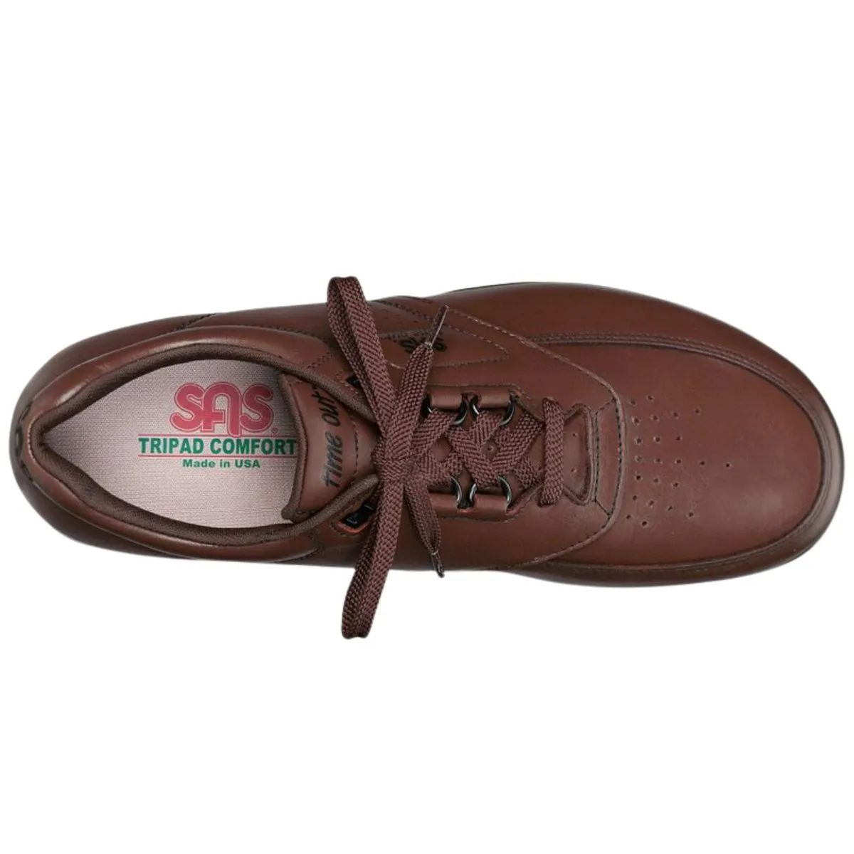 S A S Men's Time Out Antique Walnut Smooth Walk