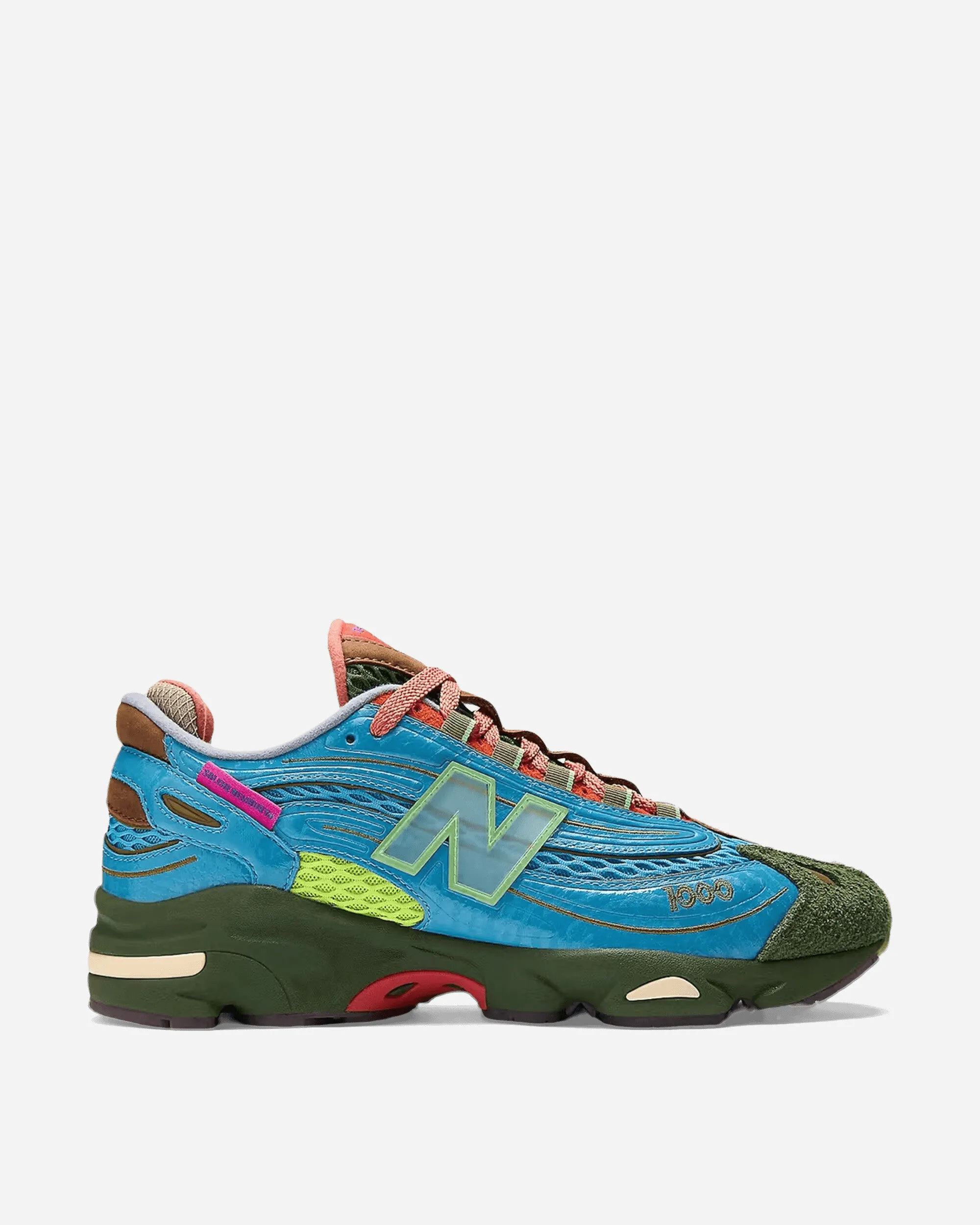 Salehe Bembury 1000 Sneakers Blue / Lime / Red Foam Layer