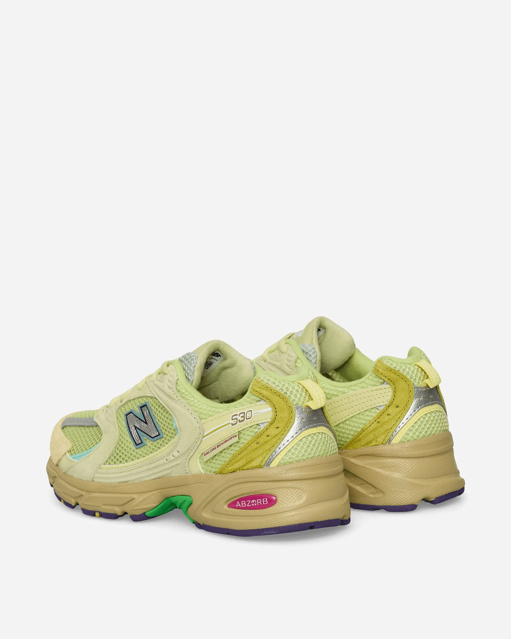 Salehe Brembury 530 Sneakers Dusty Yellow / Celery Green Wear Anytime Workday Style