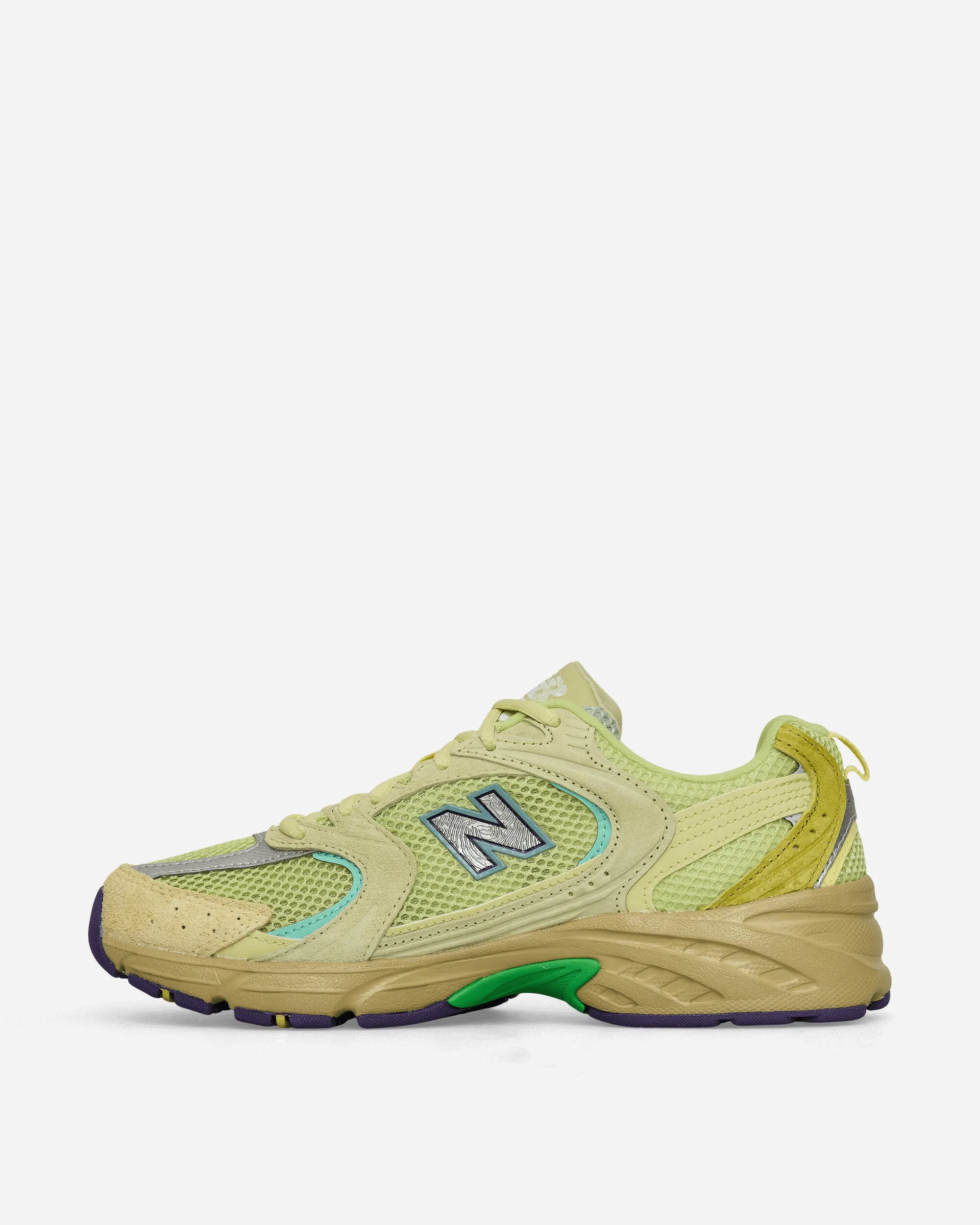 Salehe Brembury 530 Sneakers Dusty Yellow / Celery Green Breathable mesh