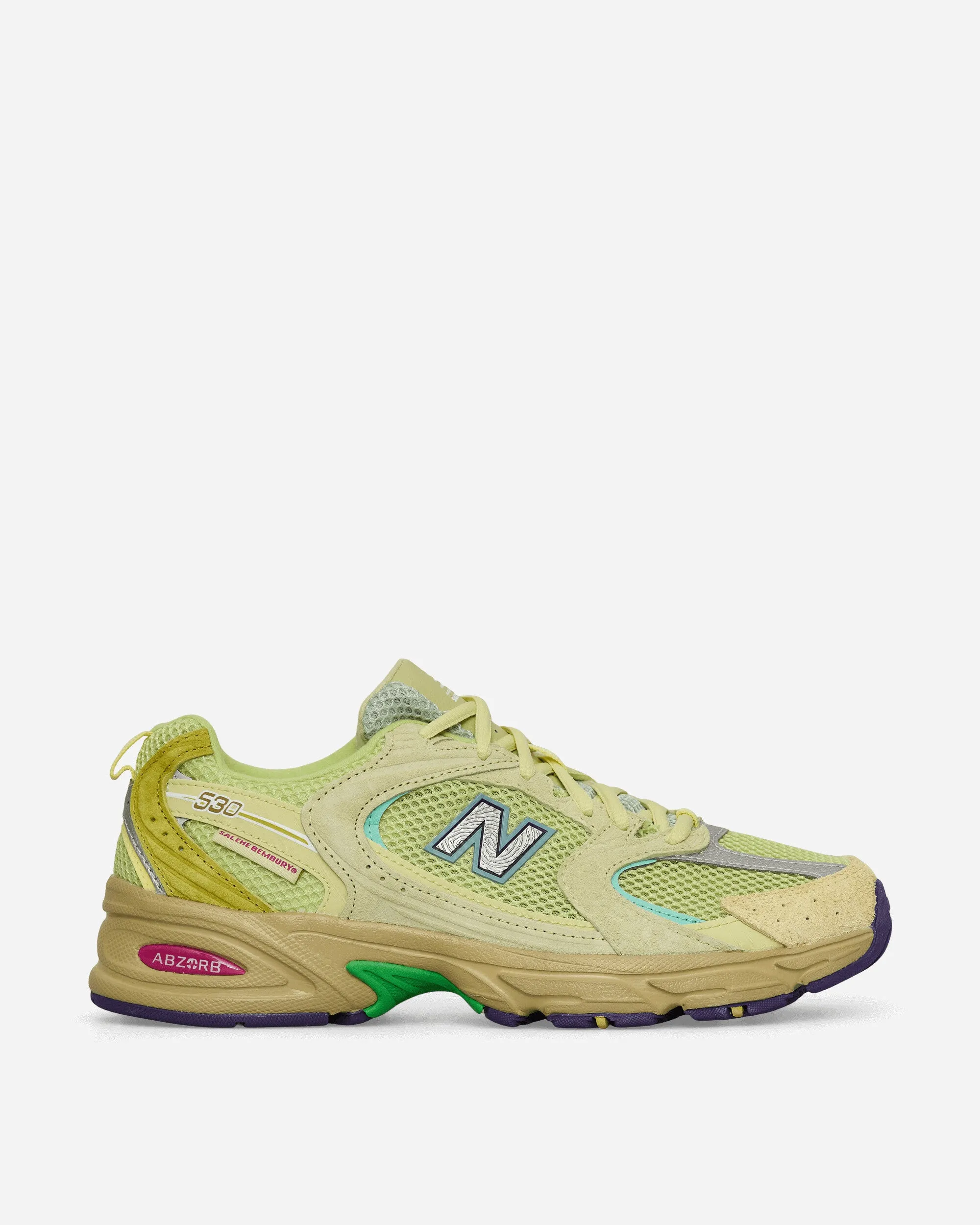 Salehe Brembury 530 Sneakers Dusty Yellow / Celery Green Prairie Run