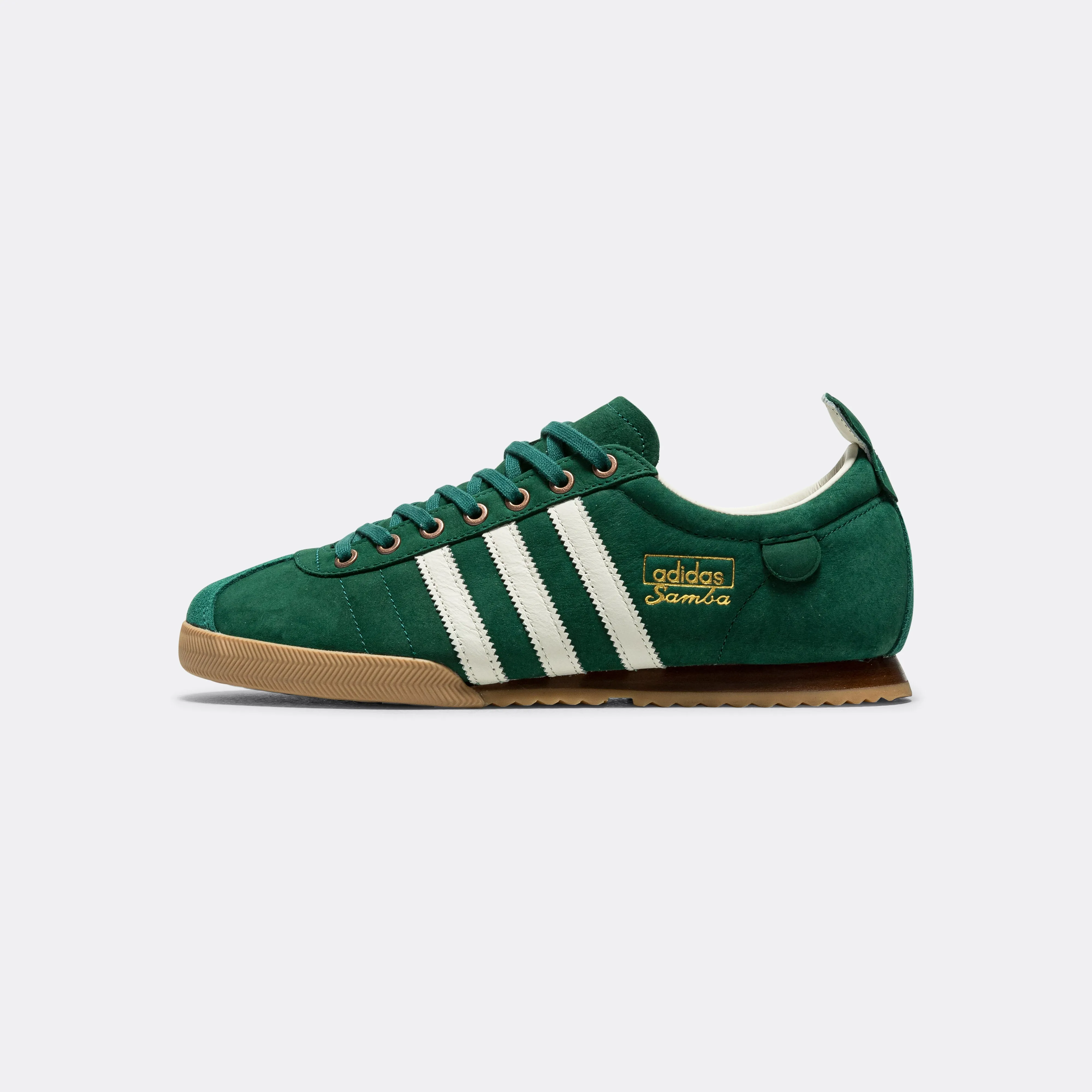 MidTop Street Chic Samba '62 - Core Green/Off White-Preloved Brown