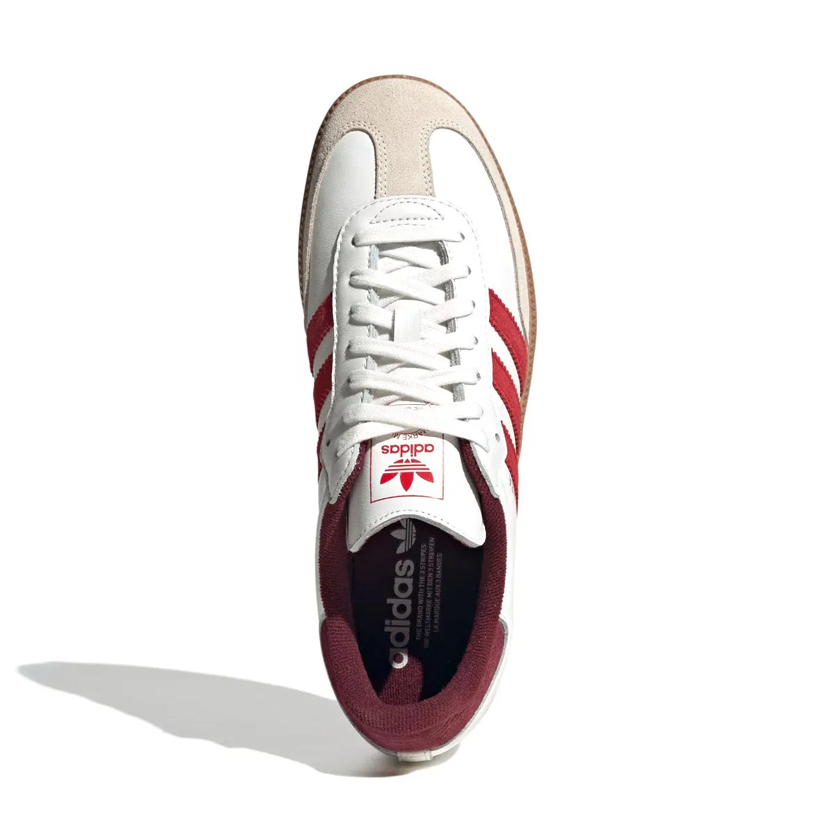 Samba OG 'Core White Better Scarlet' Wide Footbed