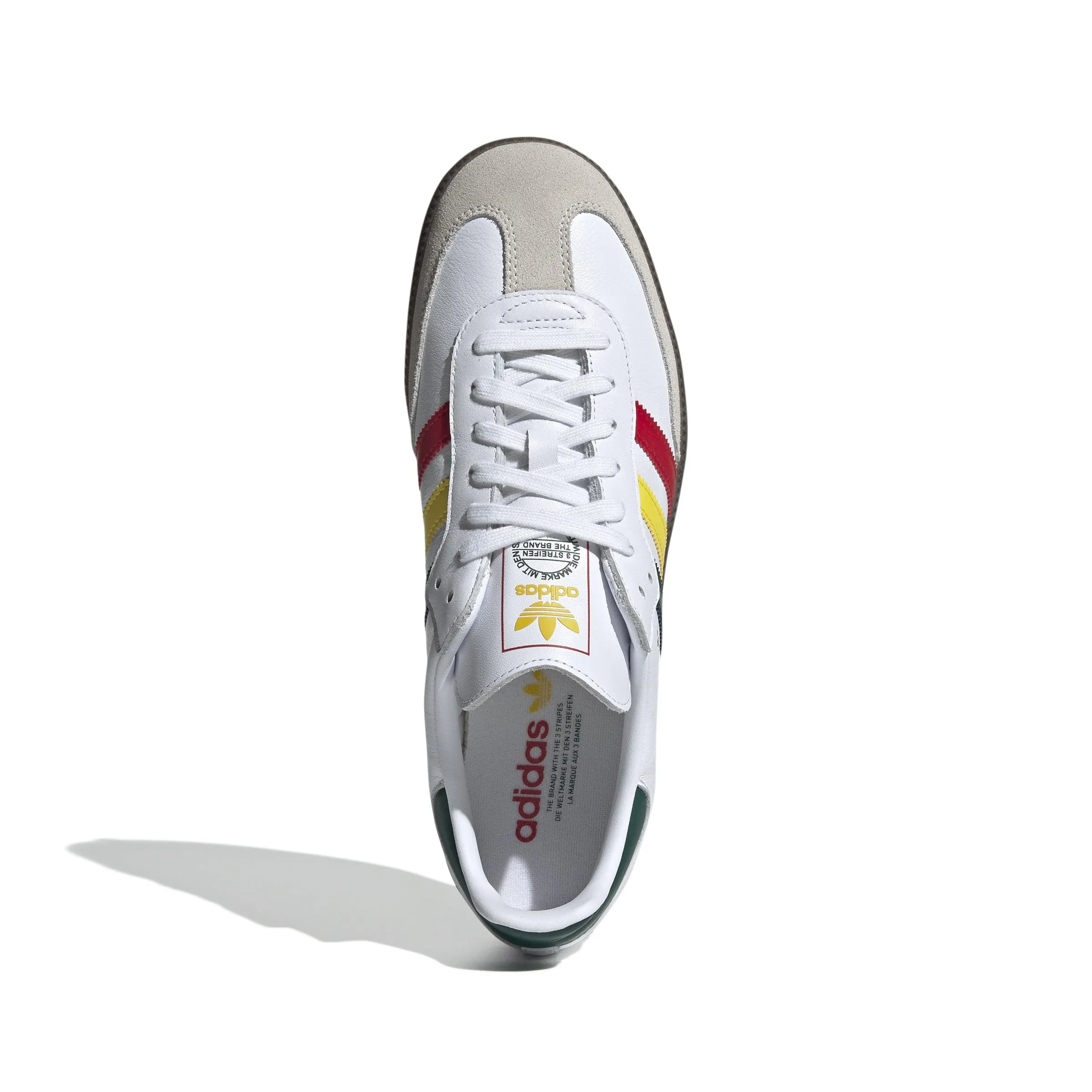Samba OG 'Rasta White' School Style Minimal Look