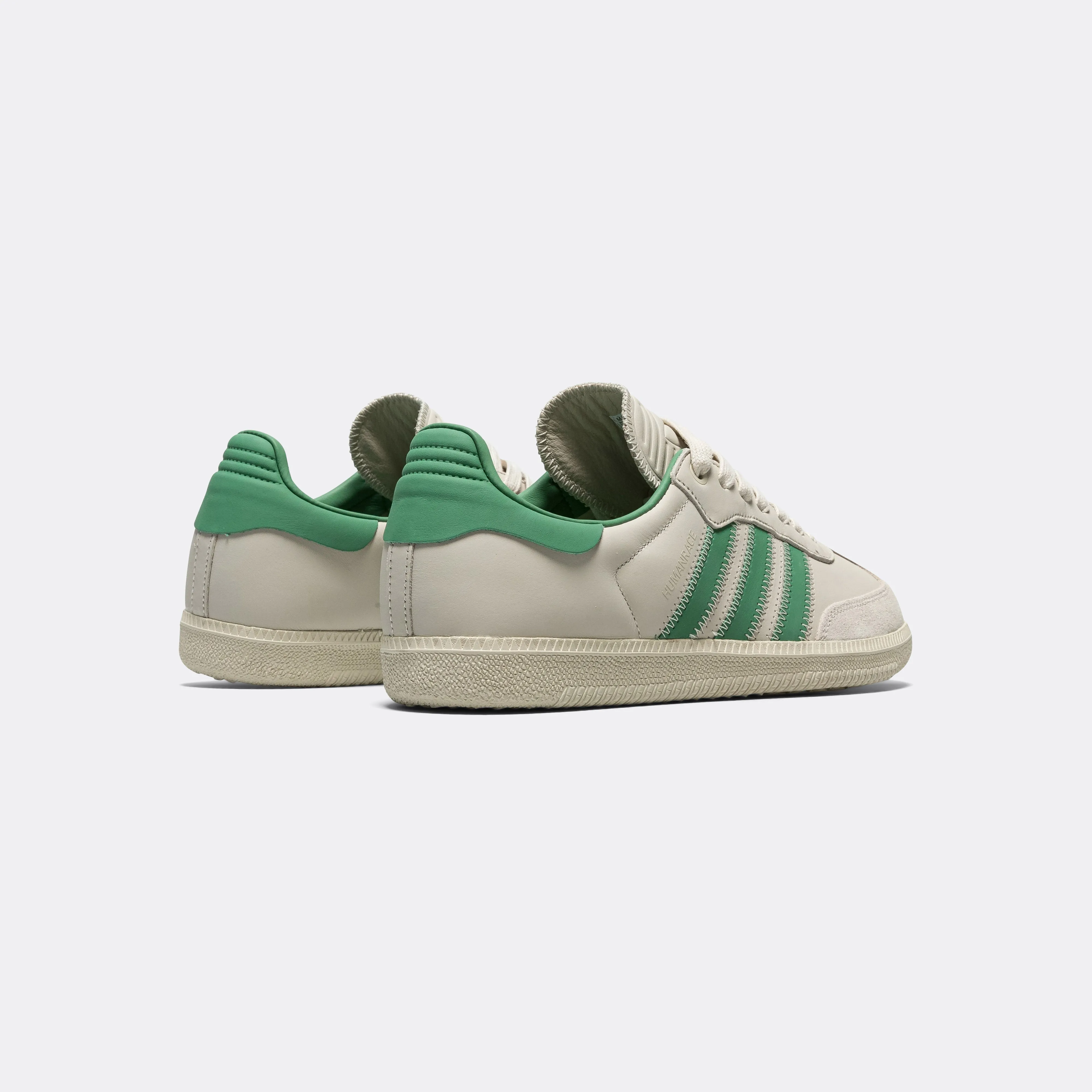 Samba x Humanrace - Preloved Green/Alumina perforated