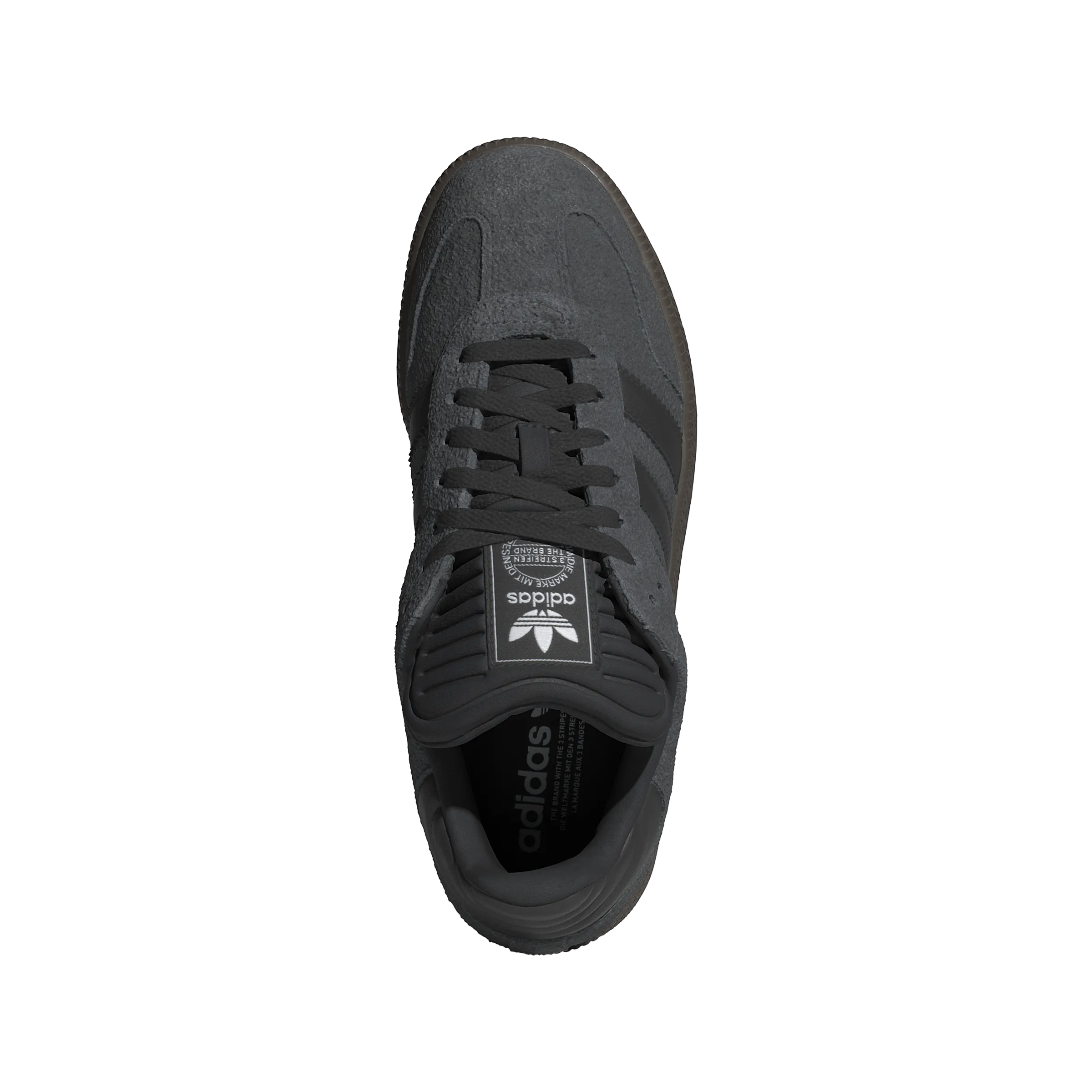 Low Impact Sole Collapsible Heel Design Samba XLG 'Grey Six Black Gum'