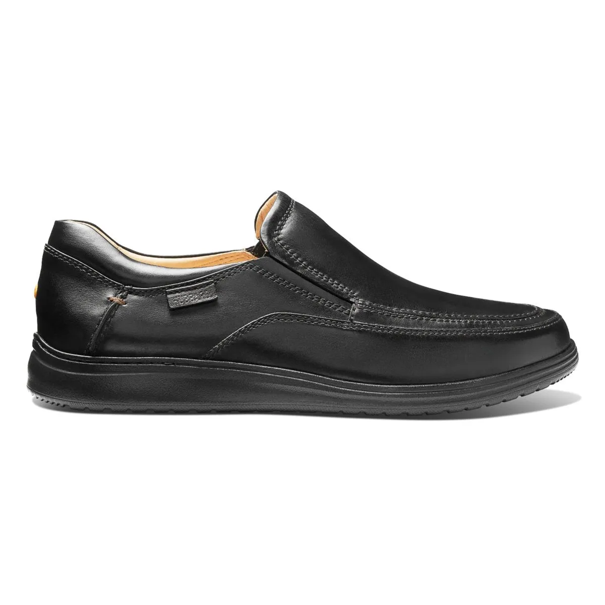 Heavy Pace Comfortable to wear Samuel Hubbard Men's Featherlight Olema Loafer Black Leather