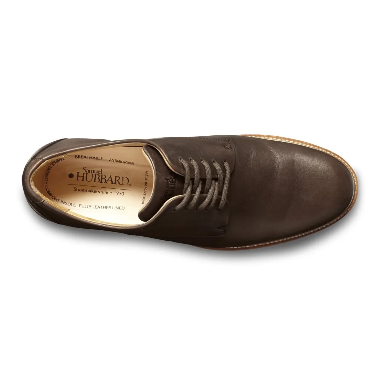 padded lining Creek Run Samuel Hubbard Men's Founder Chestnut Brown