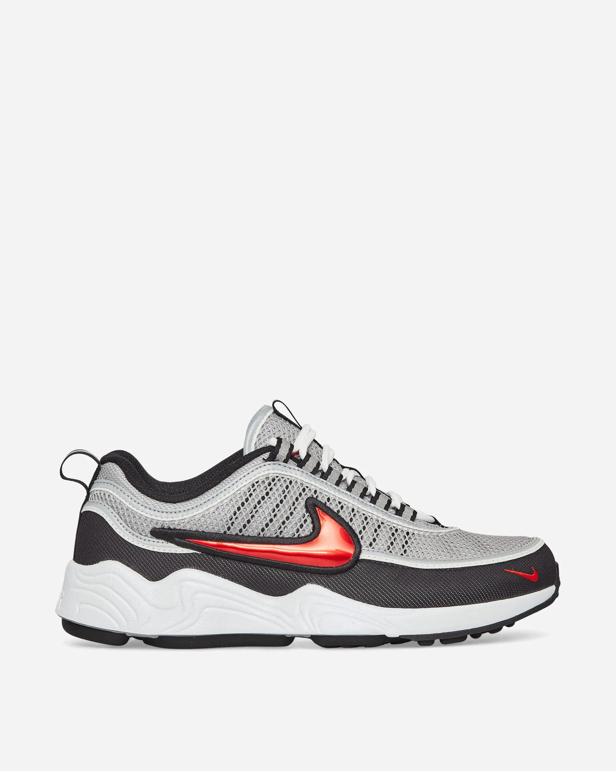 Air Zoom Spiridon Sneakers Silver / Sport Red Clean Vibe
