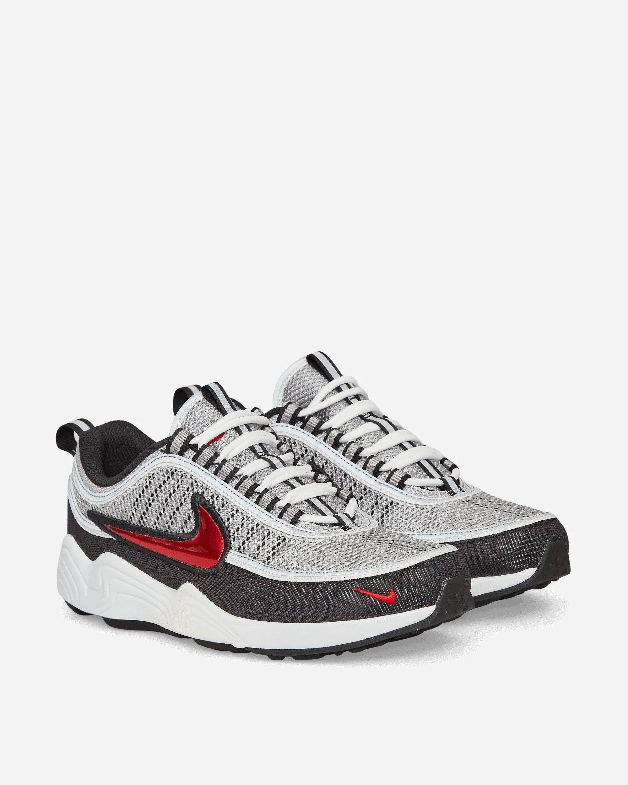 High-Quality Materials Push Hike Air Zoom Spiridon Sneakers Silver / Sport Red