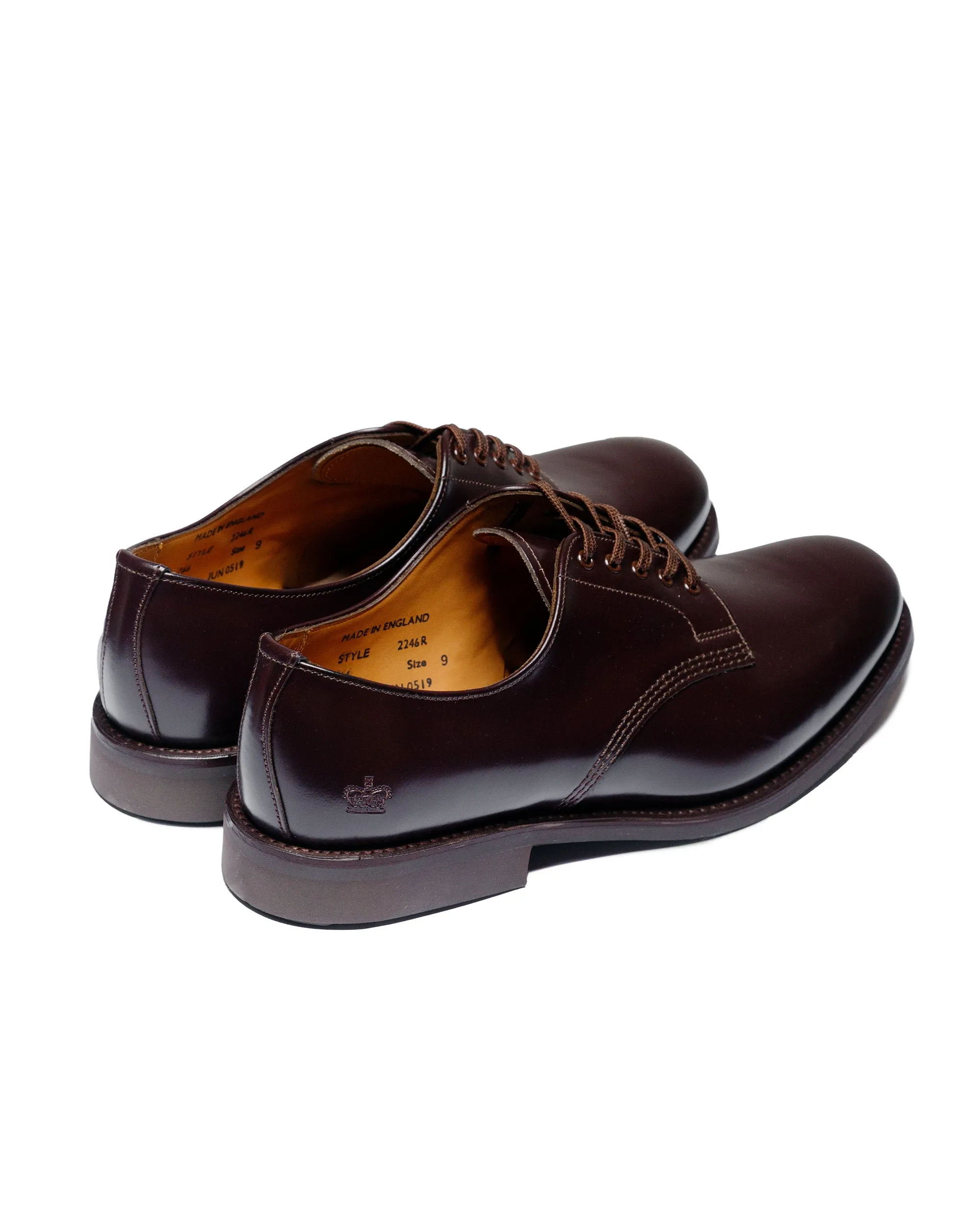 Outfit Ready Sanders 2246R Military Officer Shoe Burgundy