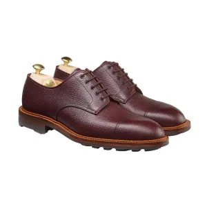 Travel Step Smart Footwear Sandhurst Oxblood Zug Grain