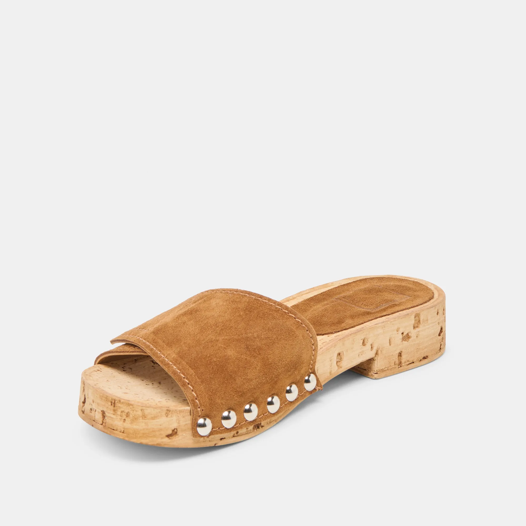Heel Boots SANDY SANDALS CHESTNUT SUEDE