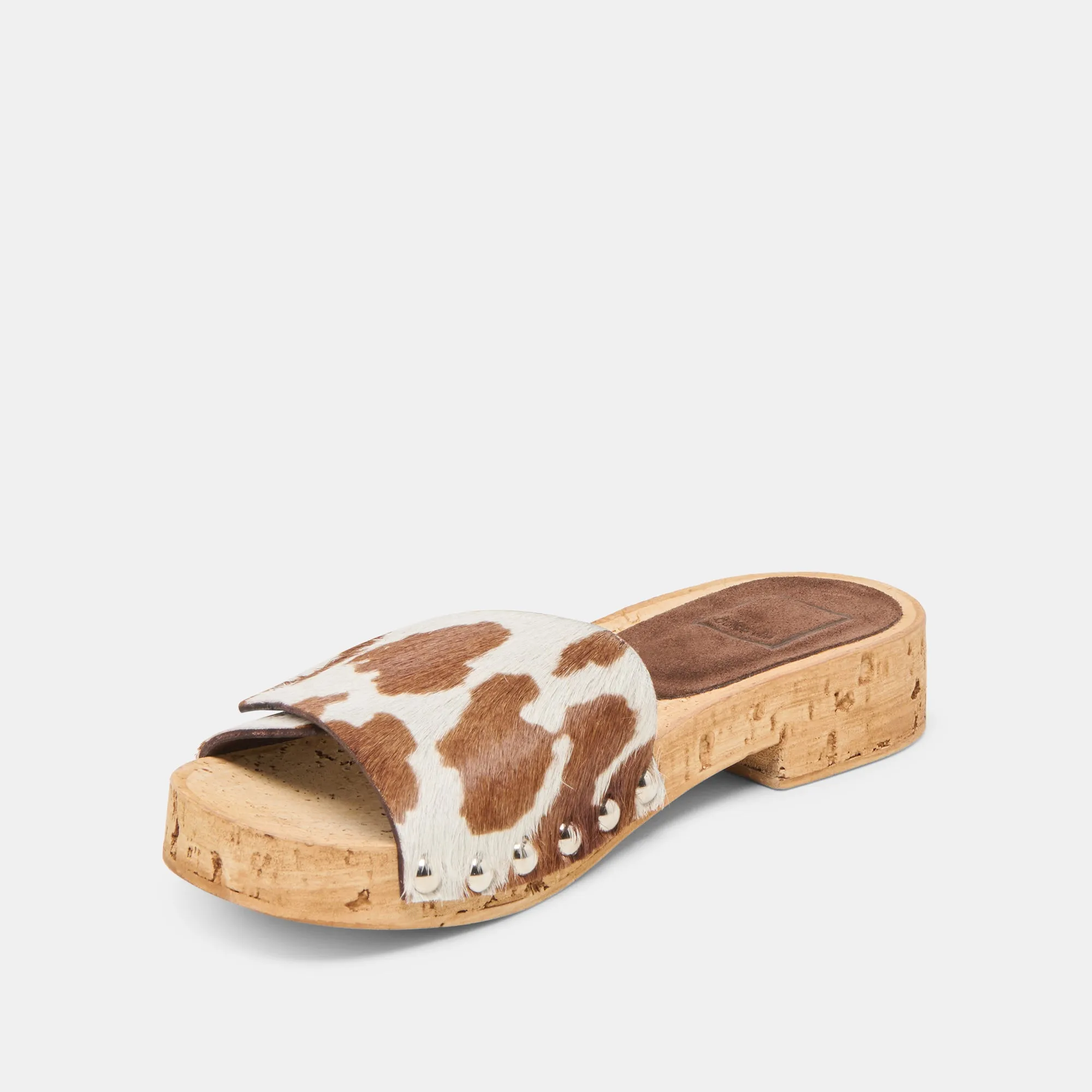 SANDY SANDALS COCOA TAURUS CALF HAIR Ankle Support