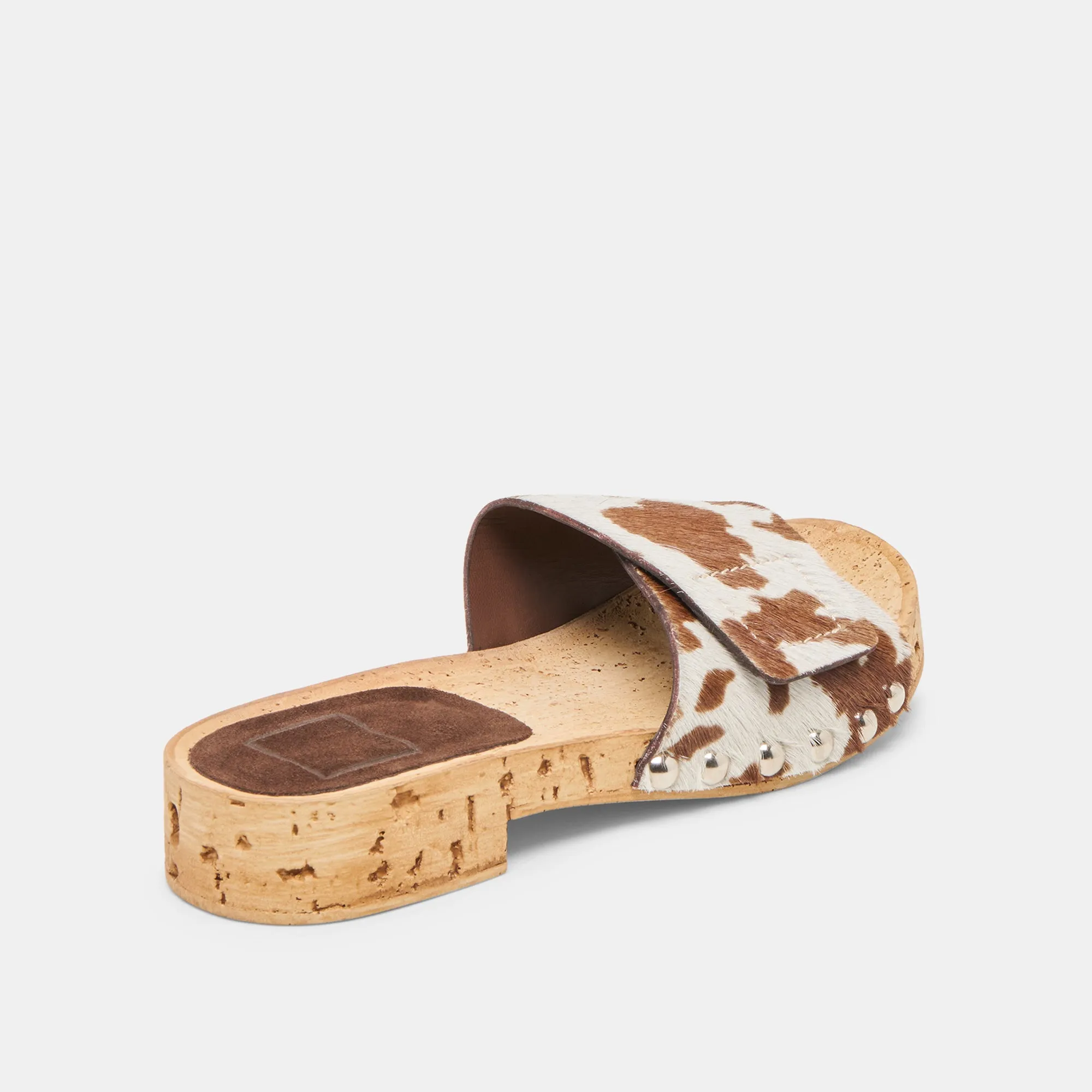 SANDY SANDALS COCOA TAURUS CALF HAIR Holiday Party Footwear