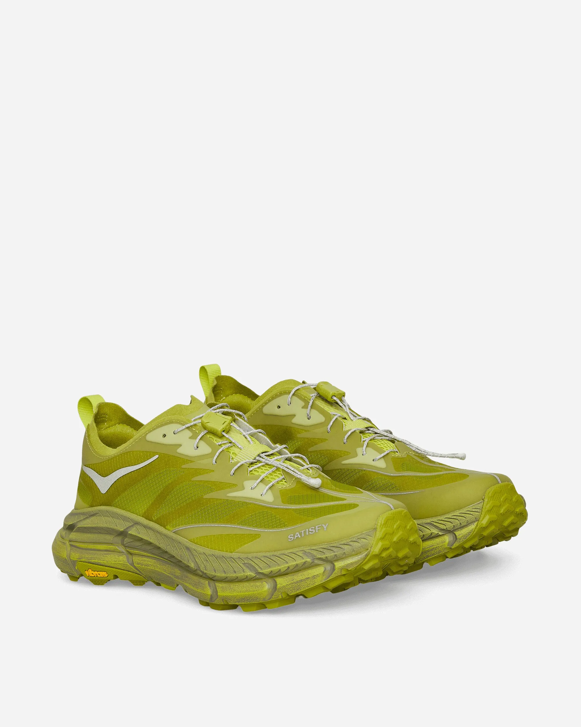 Satisfy Mafate Speed 4 Lite Sneakers Sulfur Daily Wear Elastic upper