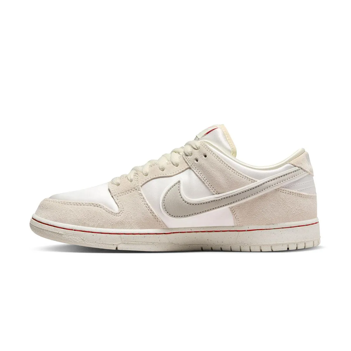 Quick lace Faux Leather SB Dunk Low Premium 'City of Love Coconut Milk'