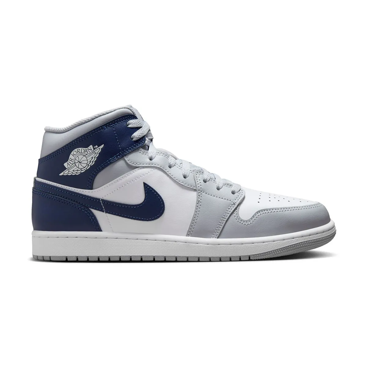 Traction pods Air Jordan 1 Mid 'Wolf Grey Midnight Navy'